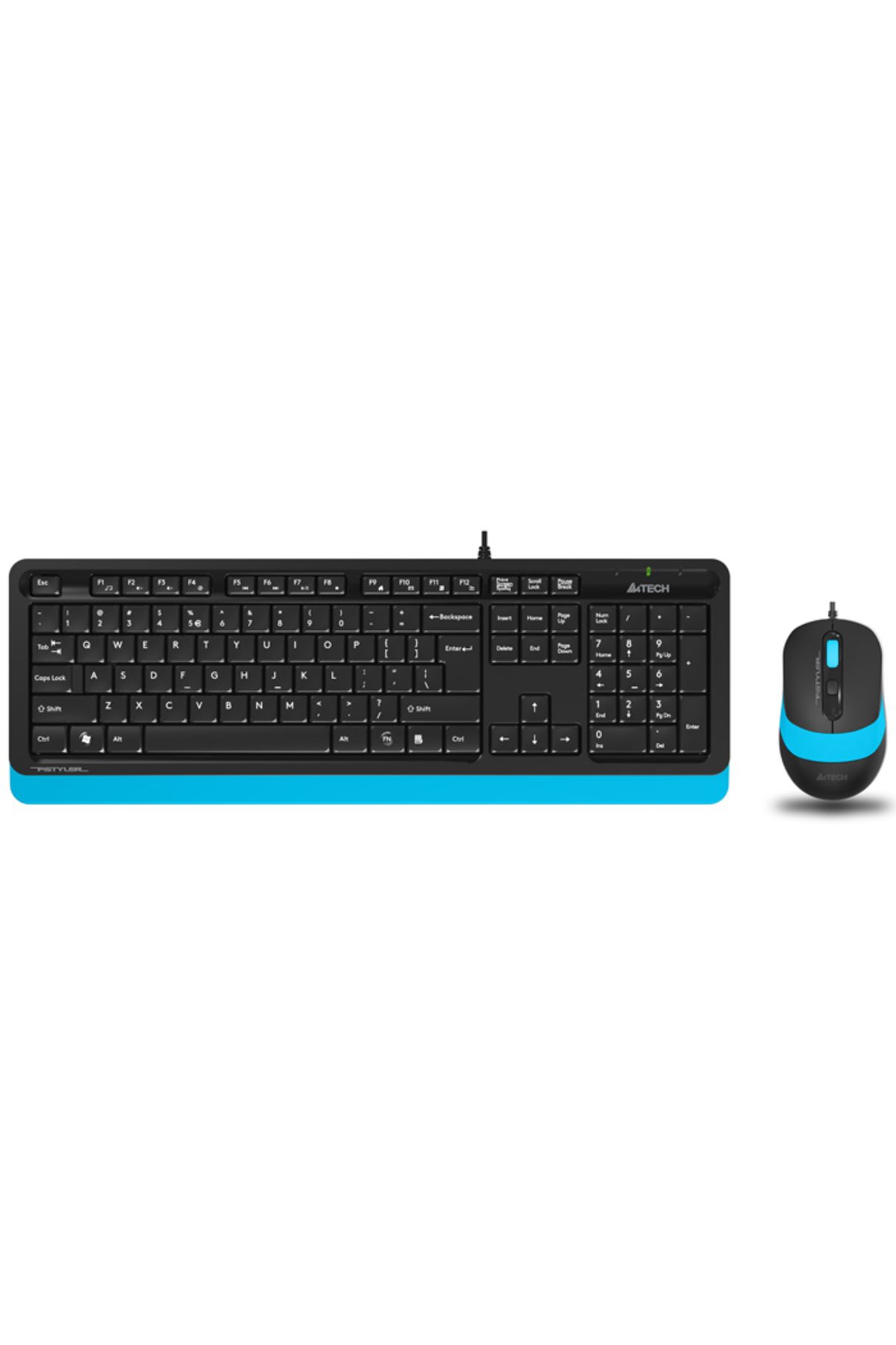 A4 Tech F1010 Mavi Usb Klavye Mouse Set