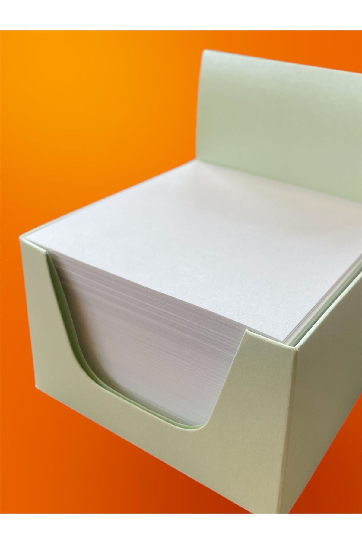 Kağıtmarket powered by Nota 8 X 8 Cm Küp Not Kağıdı / Bloknot * Açık Yeşil