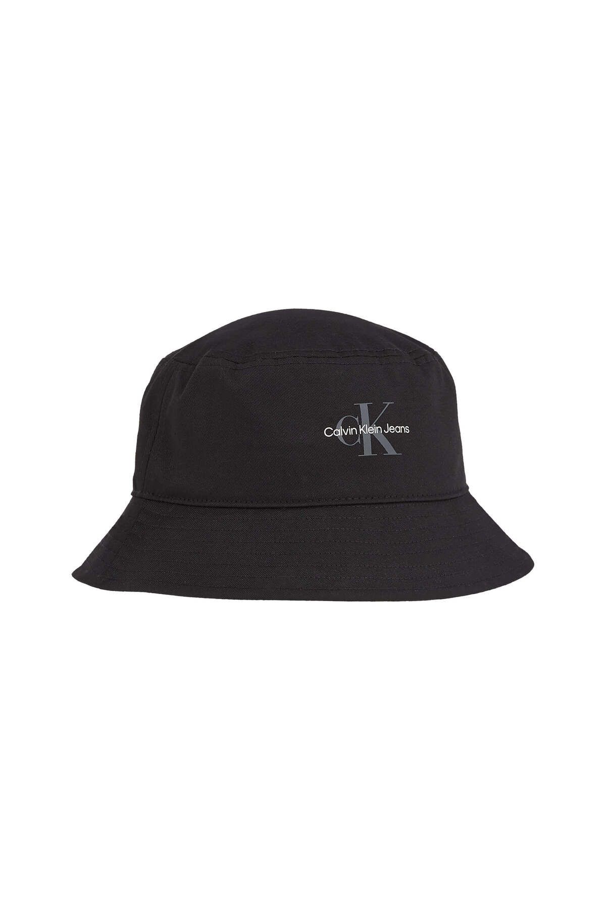 Calvin Klein MONO LOGO PRINT BUCKET HAT