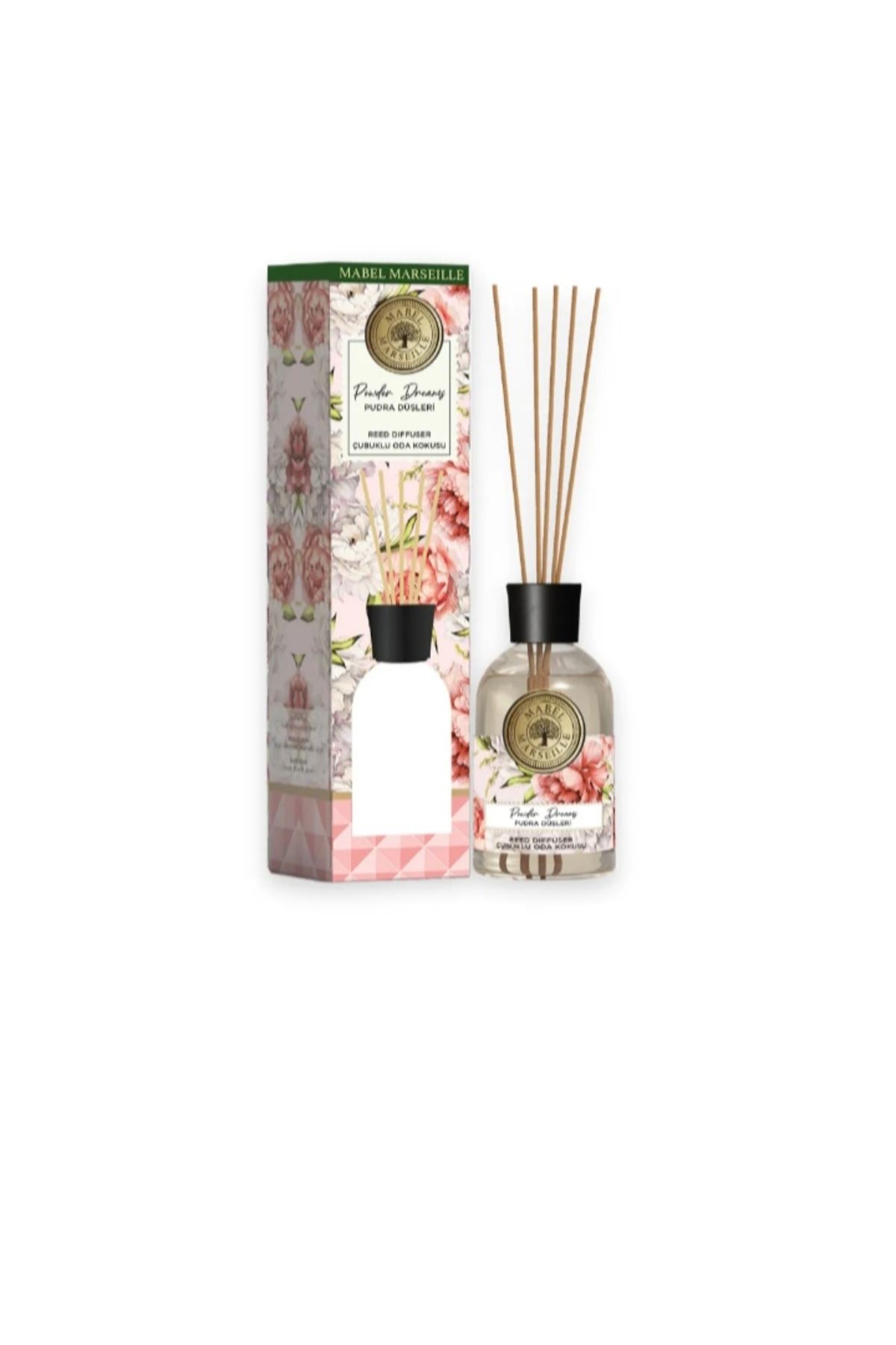 Oxy MABEL REED DIFFUSER PUDRA DÜŞLERİ ÇUBUKLU ODA KOKUSU