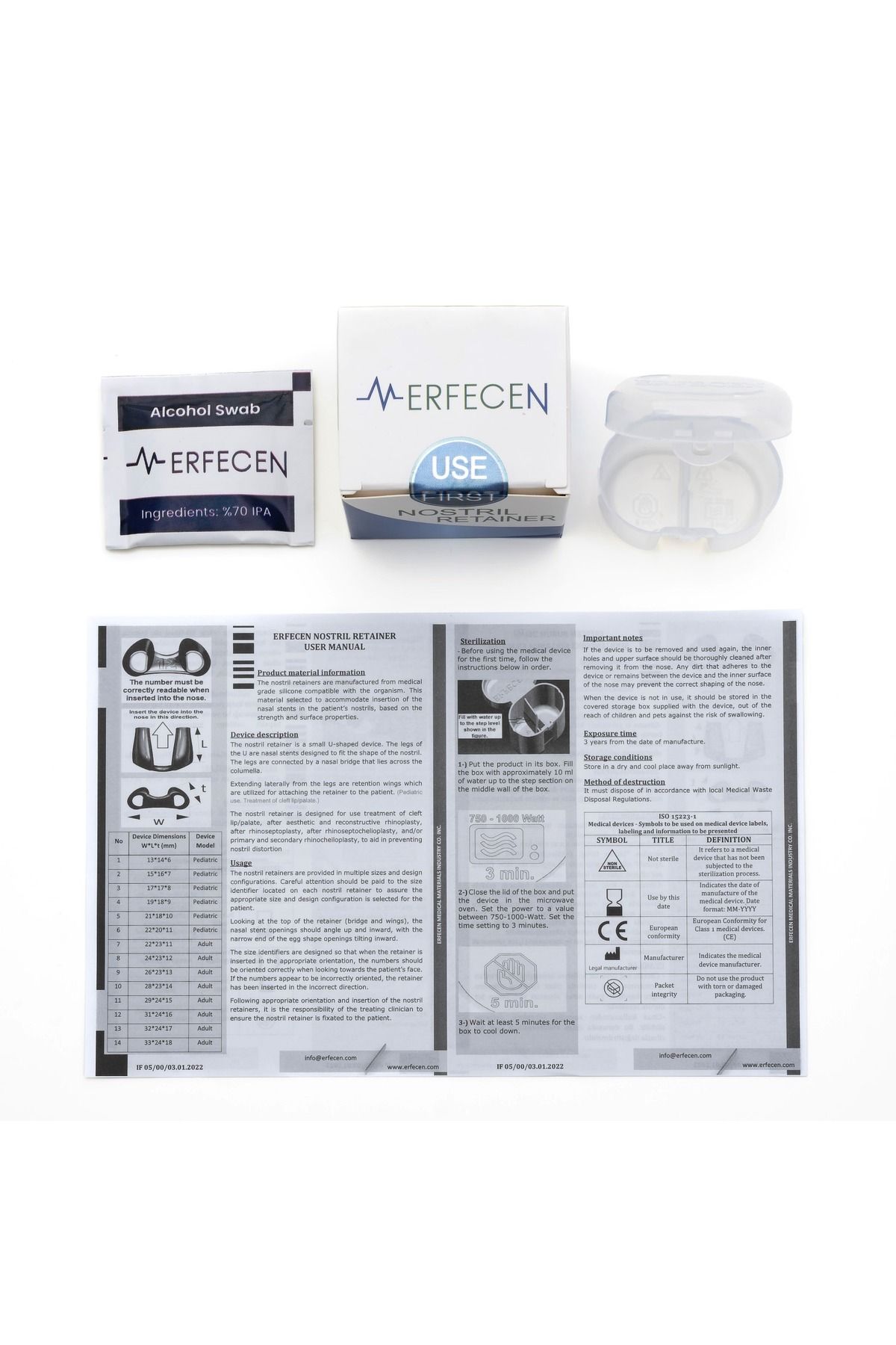 ERFECEN No-6 Nostril Retainer/burun Deliği Şekillendirici