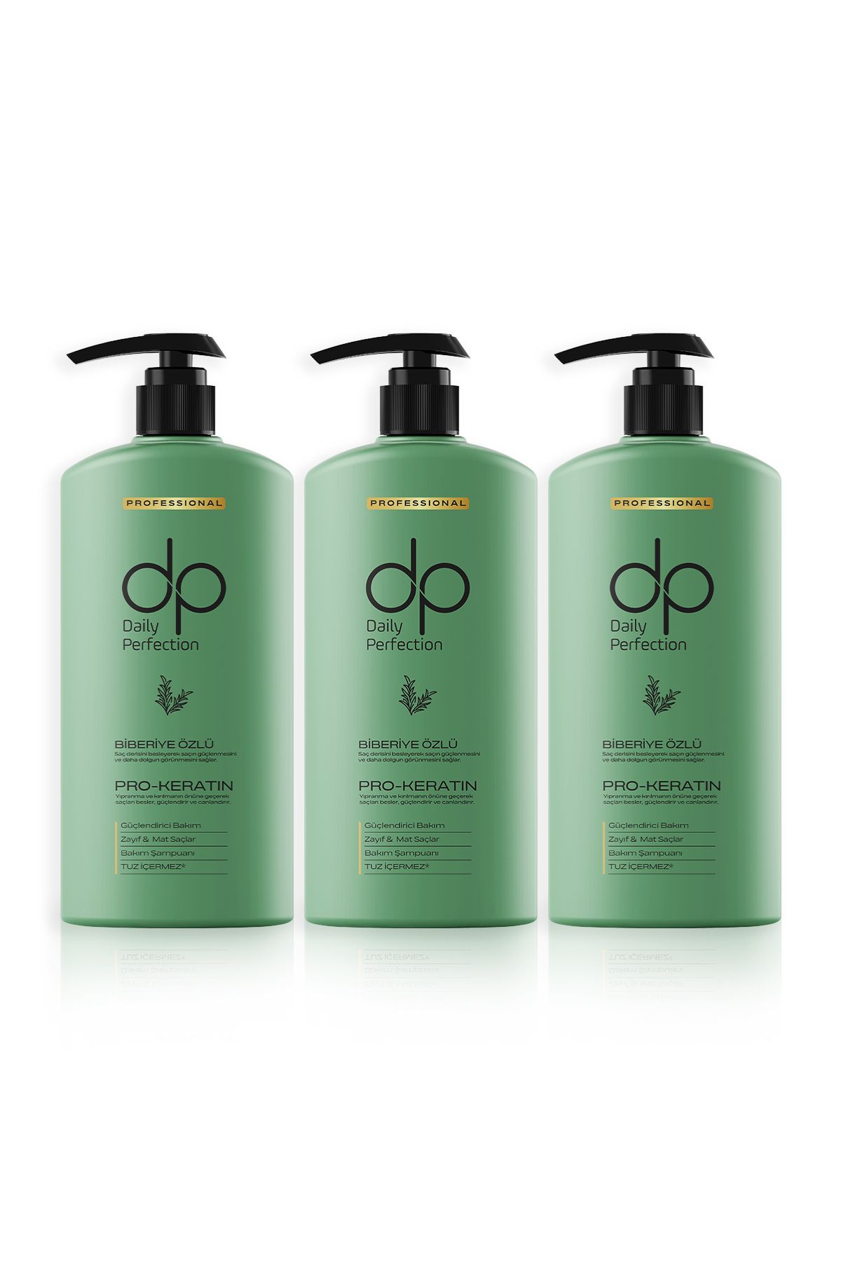 dp Daily Perfection Şampuan Biberiye Özlü 425 ml X 3 Adet