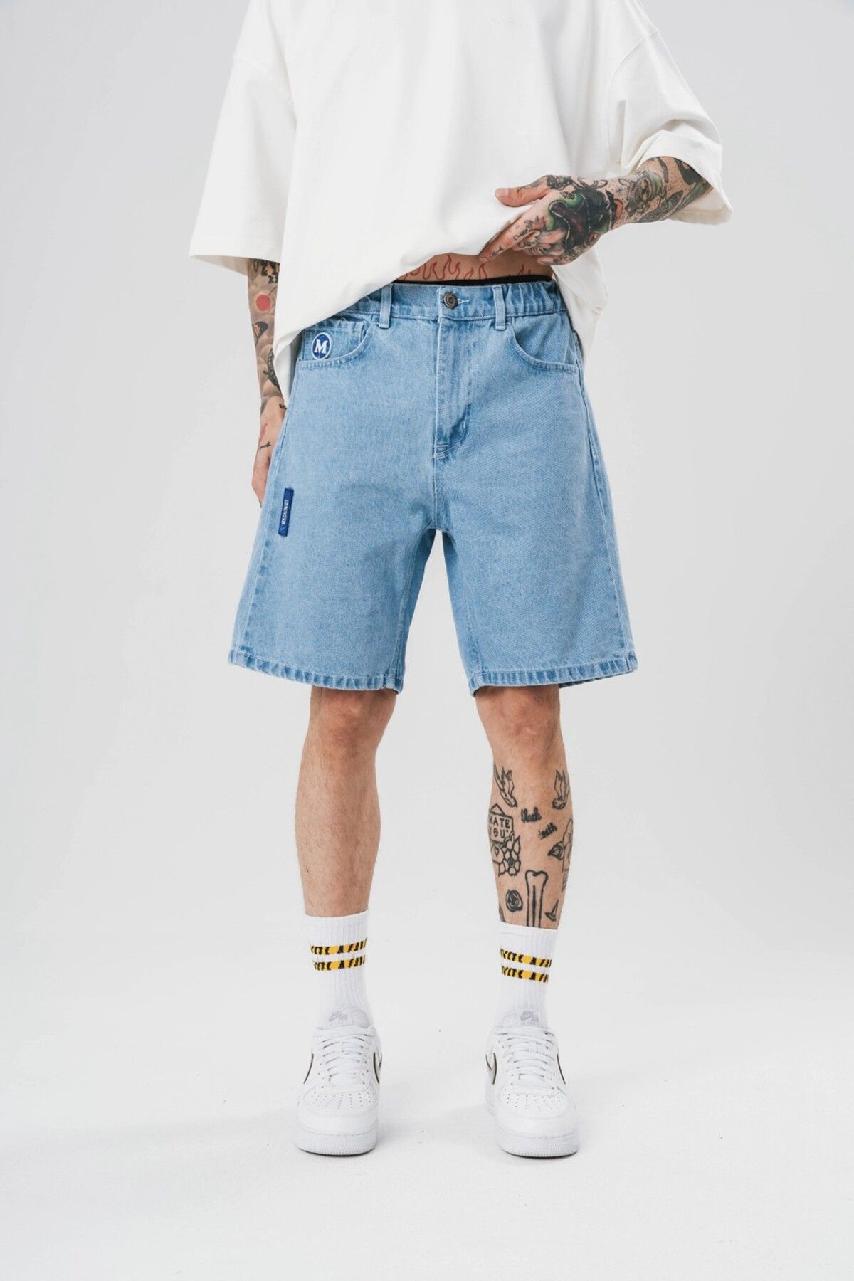 go gang own Urban Drip Jean Oversize Şort