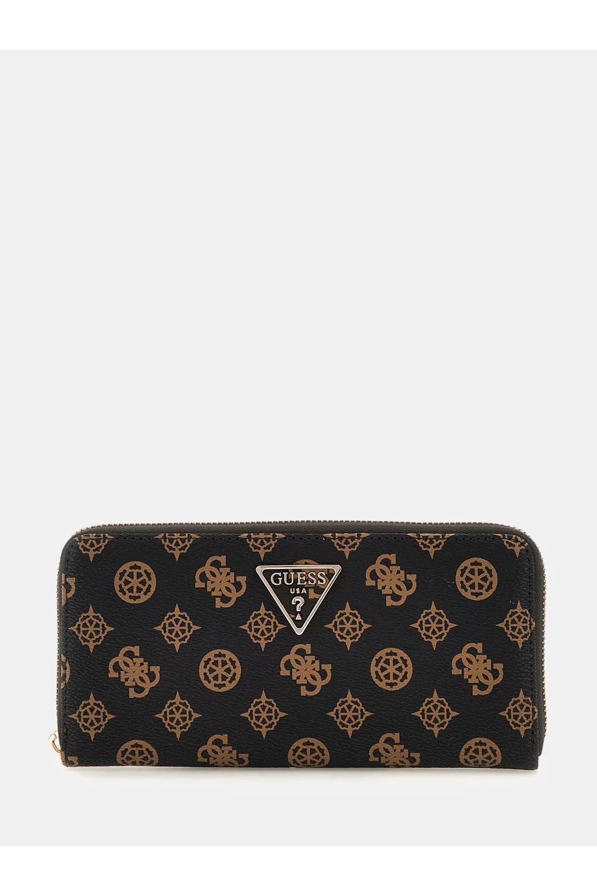 Guess Laurel Slg Large Zıp Around Kadın Kahverengi Cüzdan Swpg8500146-mlo