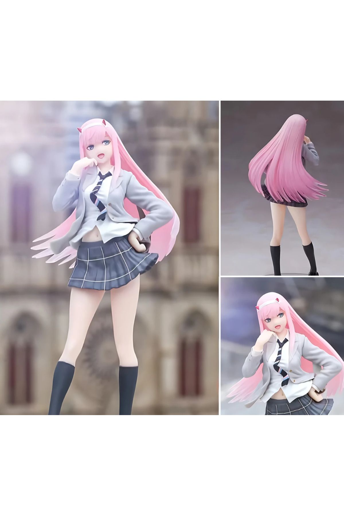 Butic Anime Zero Two 002 02 Kawaii Anime Kızı Figür Kutusuz