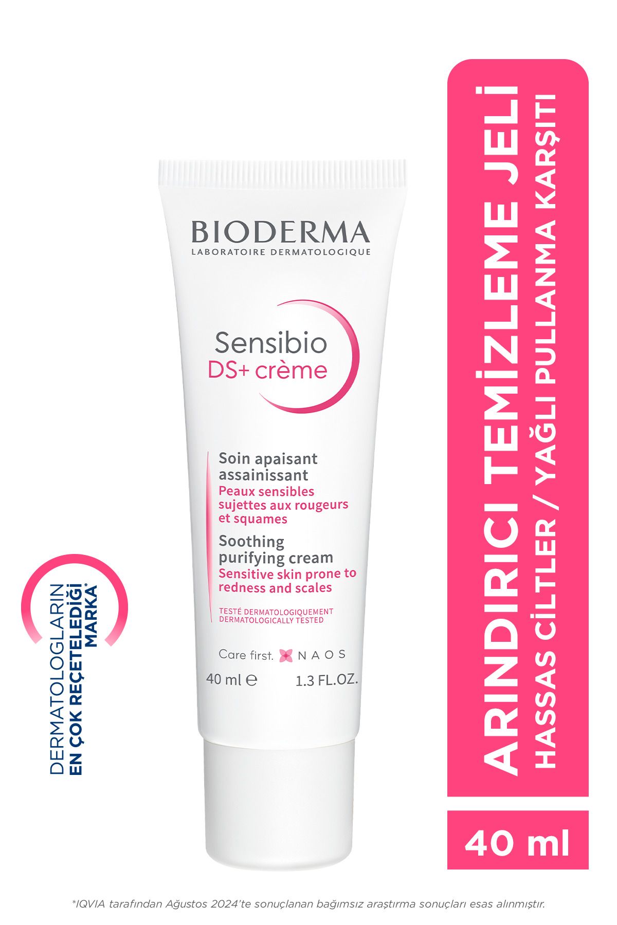 Bioderma Sensibio DS+ Cream Hassas Ciltler Yağlı Pullanma ve Kızarıklık Karşıtı Yatıştırıcı Bakım Kremi 40mL