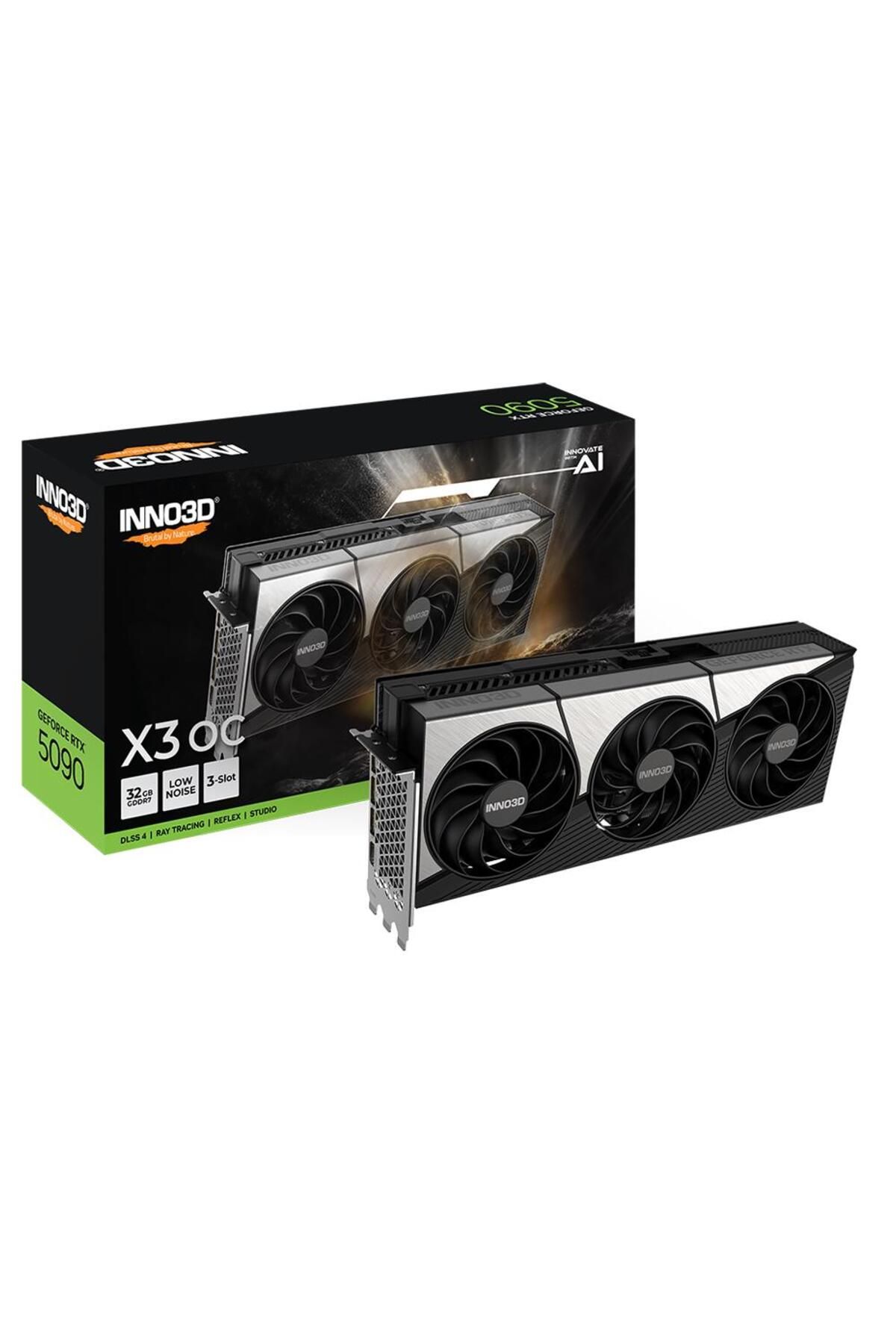 INNO3D GeForce RTX5090 x3 OC 32GB 512Bit GDDR7 Ekran Kartı N50903-32D7X-17593928