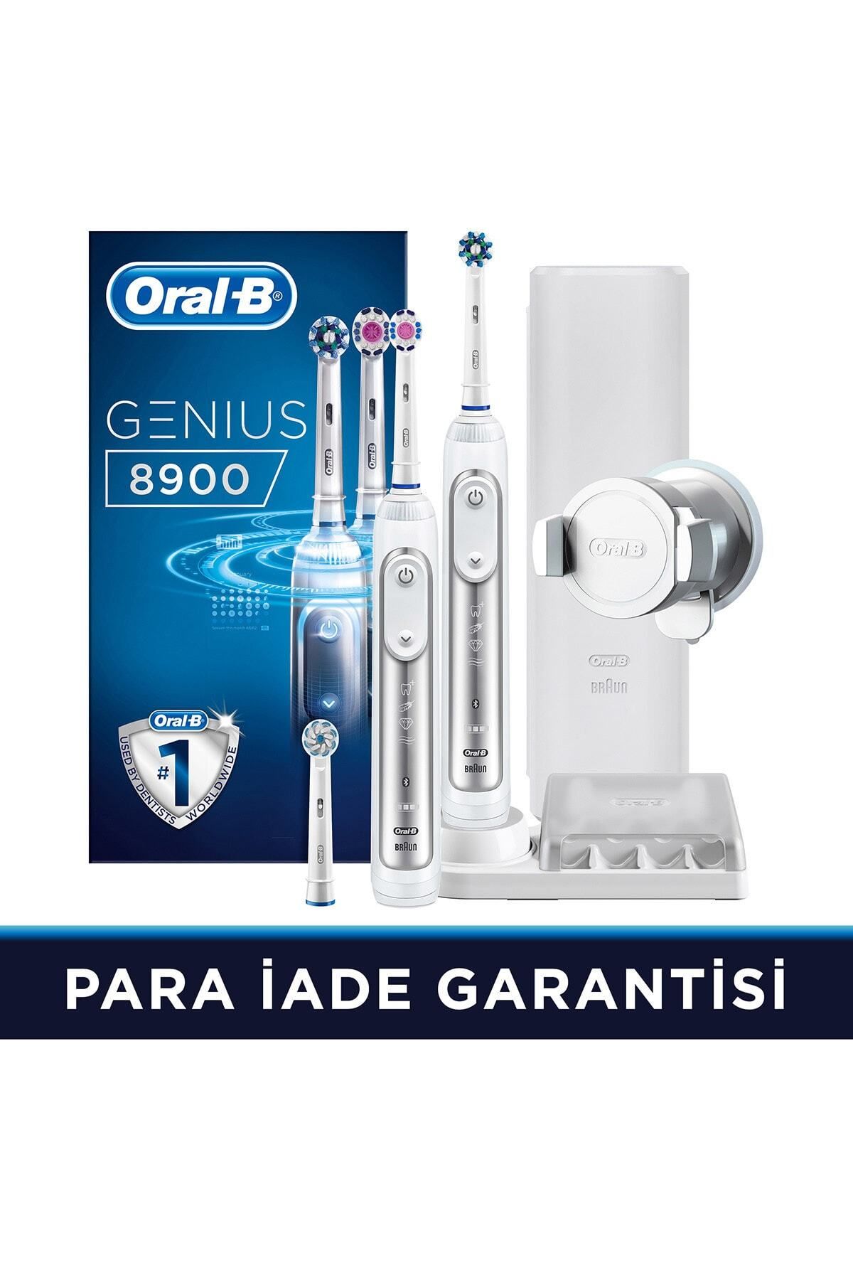 Oral-B Şarjlı Genius Pro 8900 2'li Avantaj Paketi