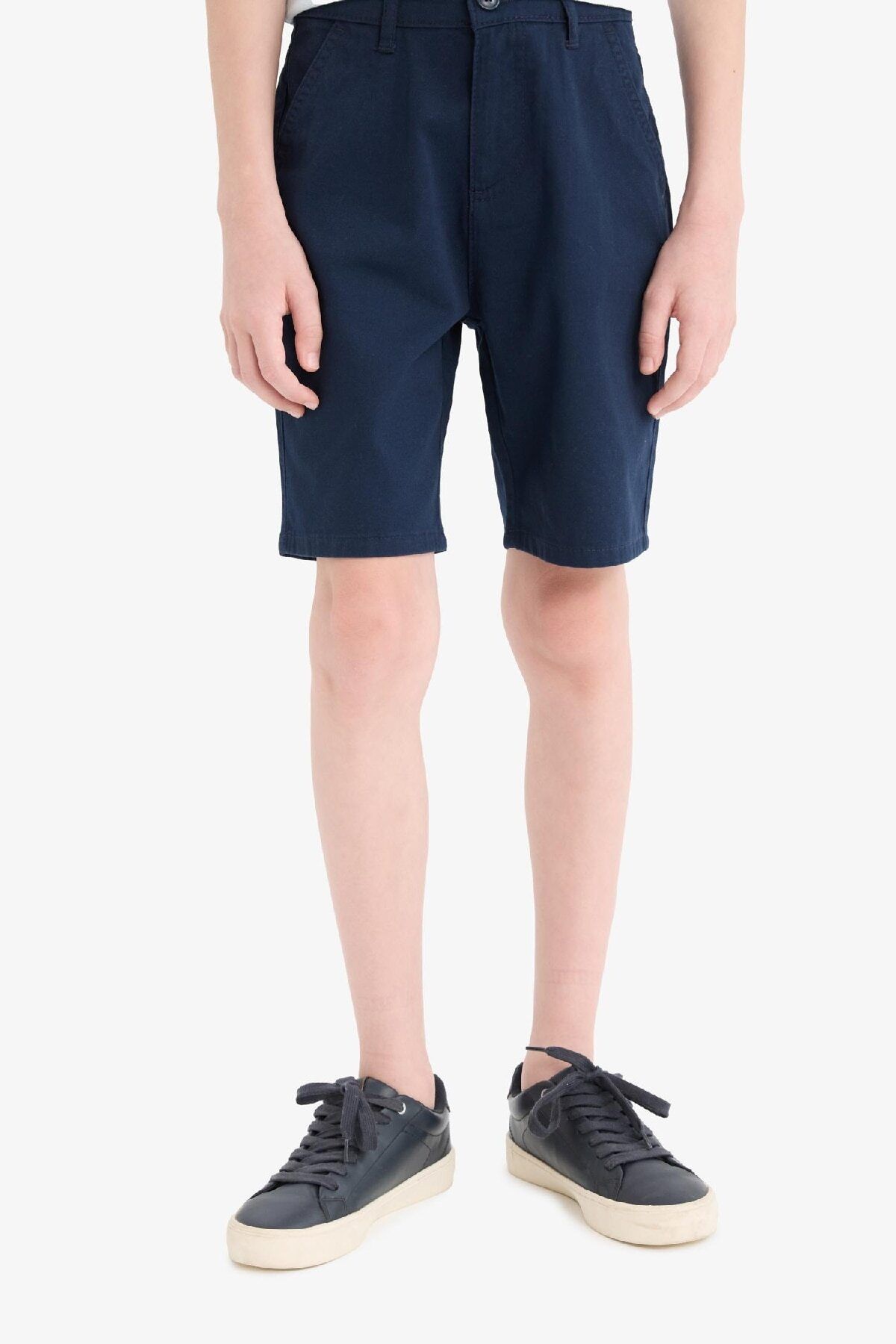 Defacto Erkek Çocuk Cepli Basic Düz Gabardin Şort C2955A825SM