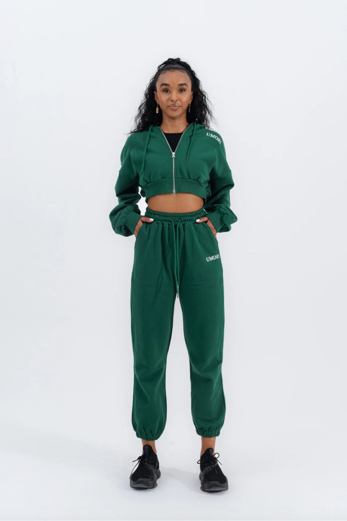 Umori Jogger Eşofman Set "Yeşil" Kapüşon&Eşofman