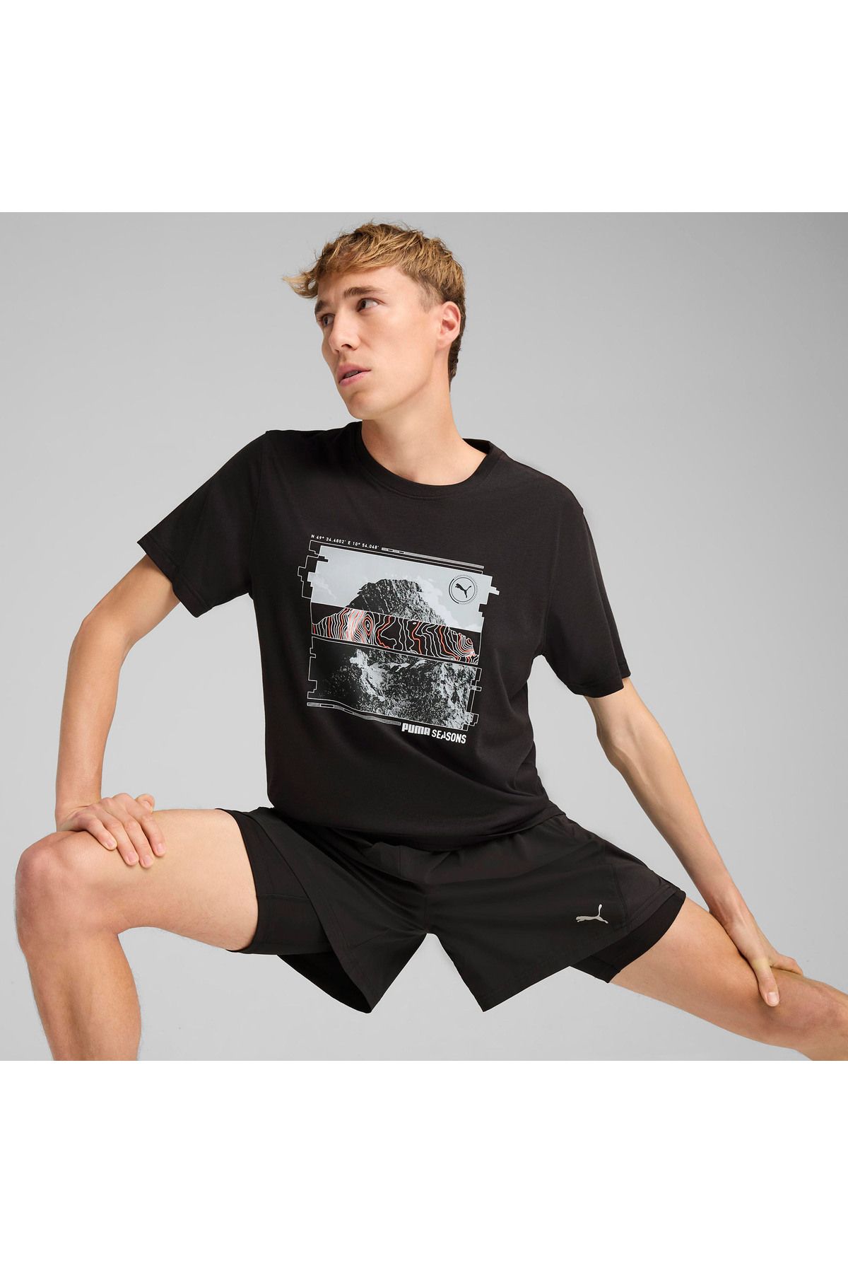 Puma GRAPHICS SEASONS UNISEX TEE Spor T-Shirt