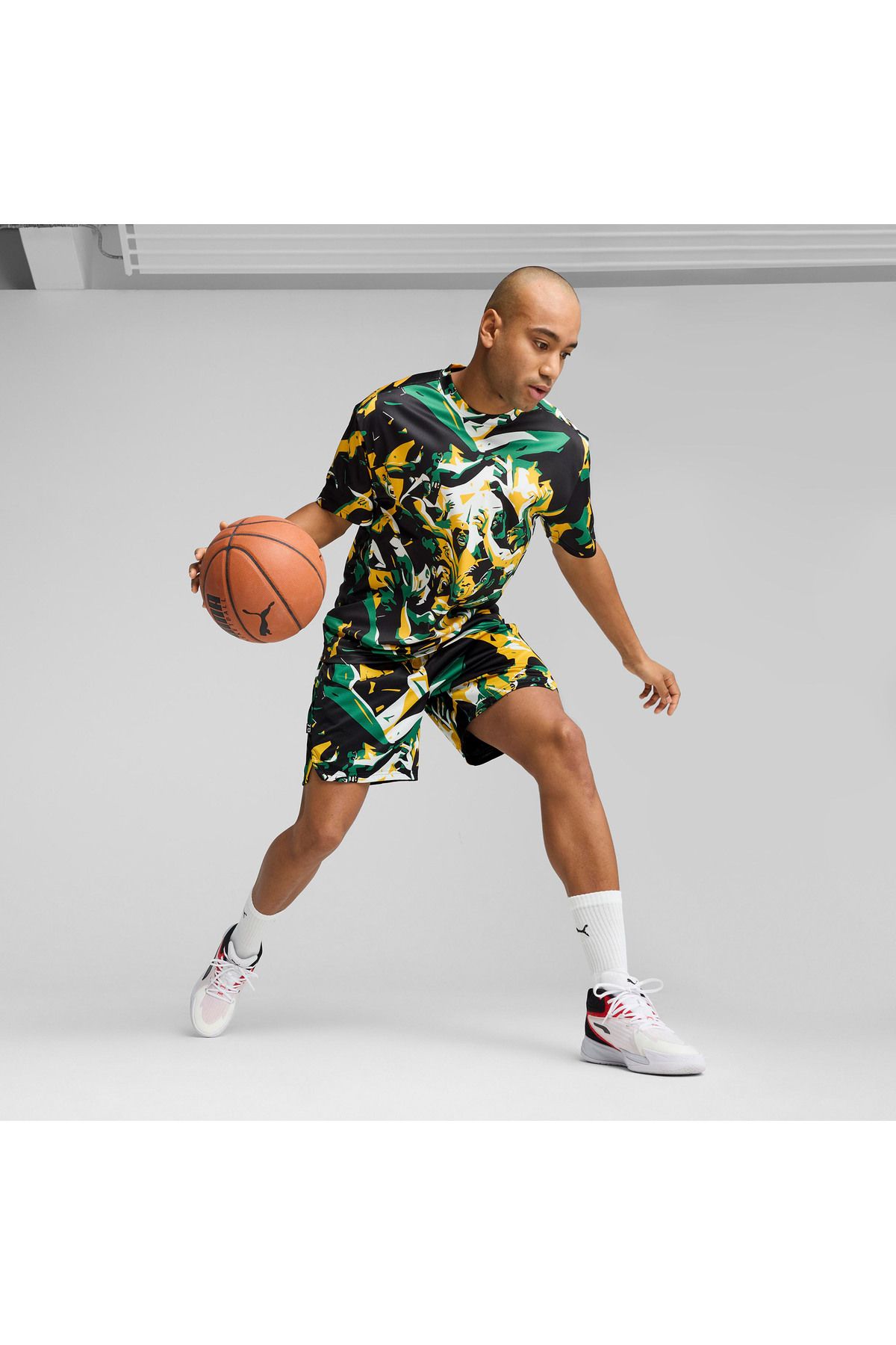 Puma Rival Rage Aop Erkek Yeşil Şort