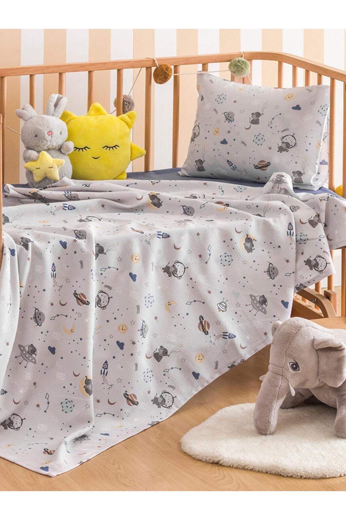 LC Waikiki LCW HOME Baskılı Bebek Pike Takımı