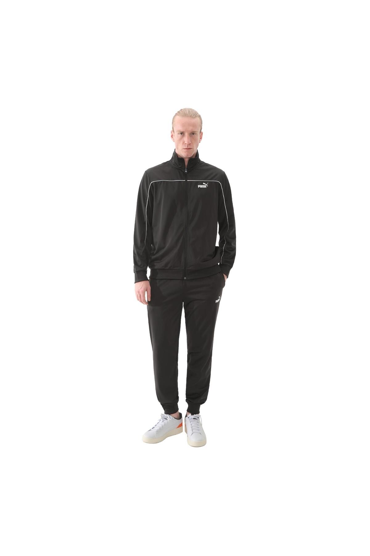 Puma Knitted Suits, Regular, Longsleeve, Stand up collar, Regular, Medium, Plain, Side Pocket, Full Zip
