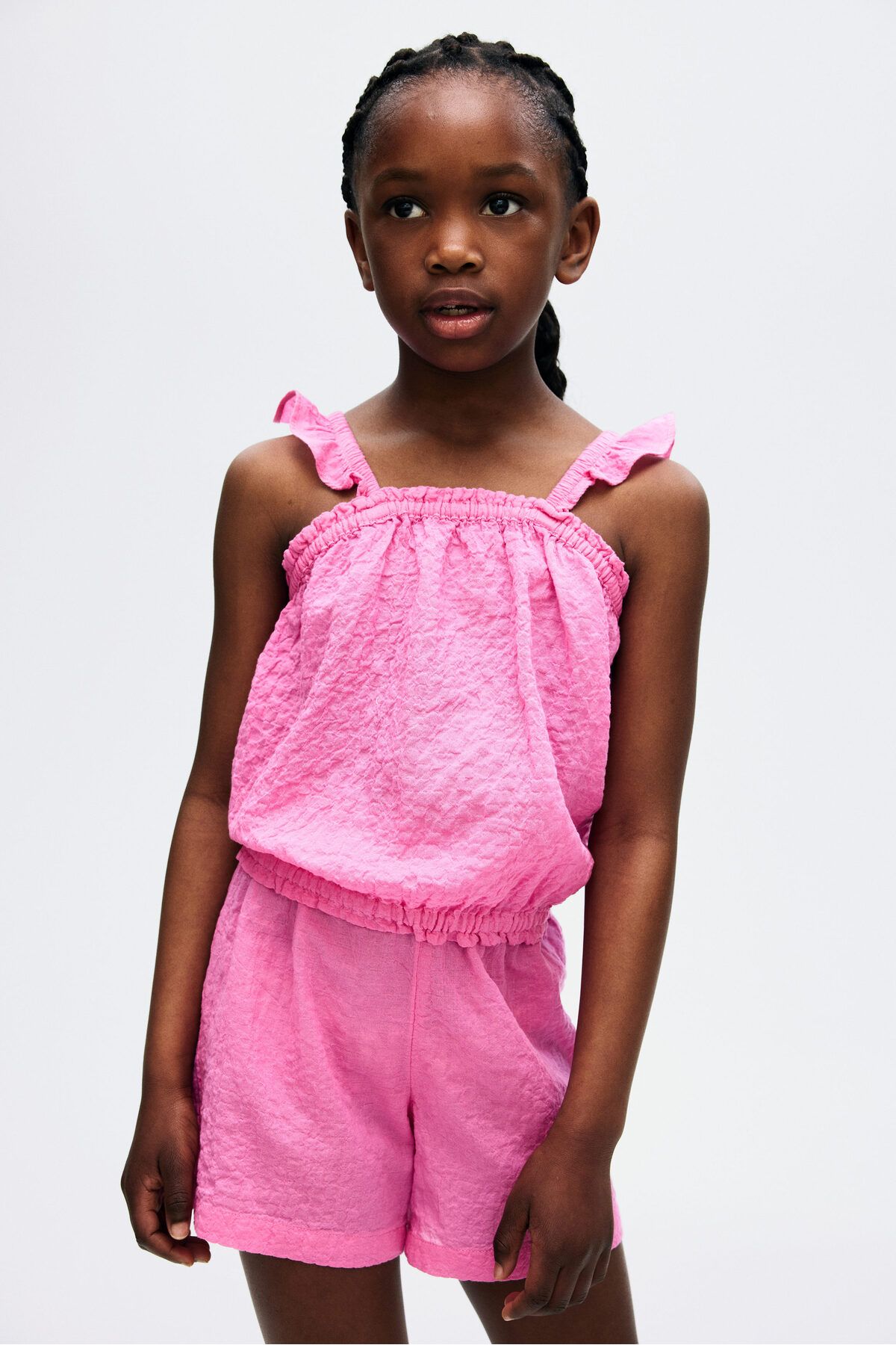 H&M 2 Parçalı Pamuklu Krinkle Set