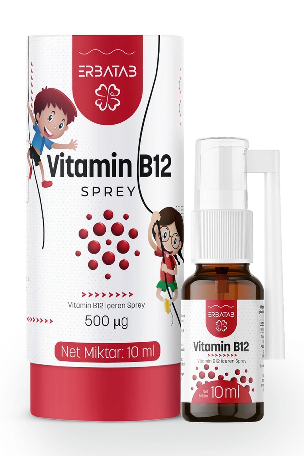 Erbatab Metilkobalamin B12 Sprey 10 ml