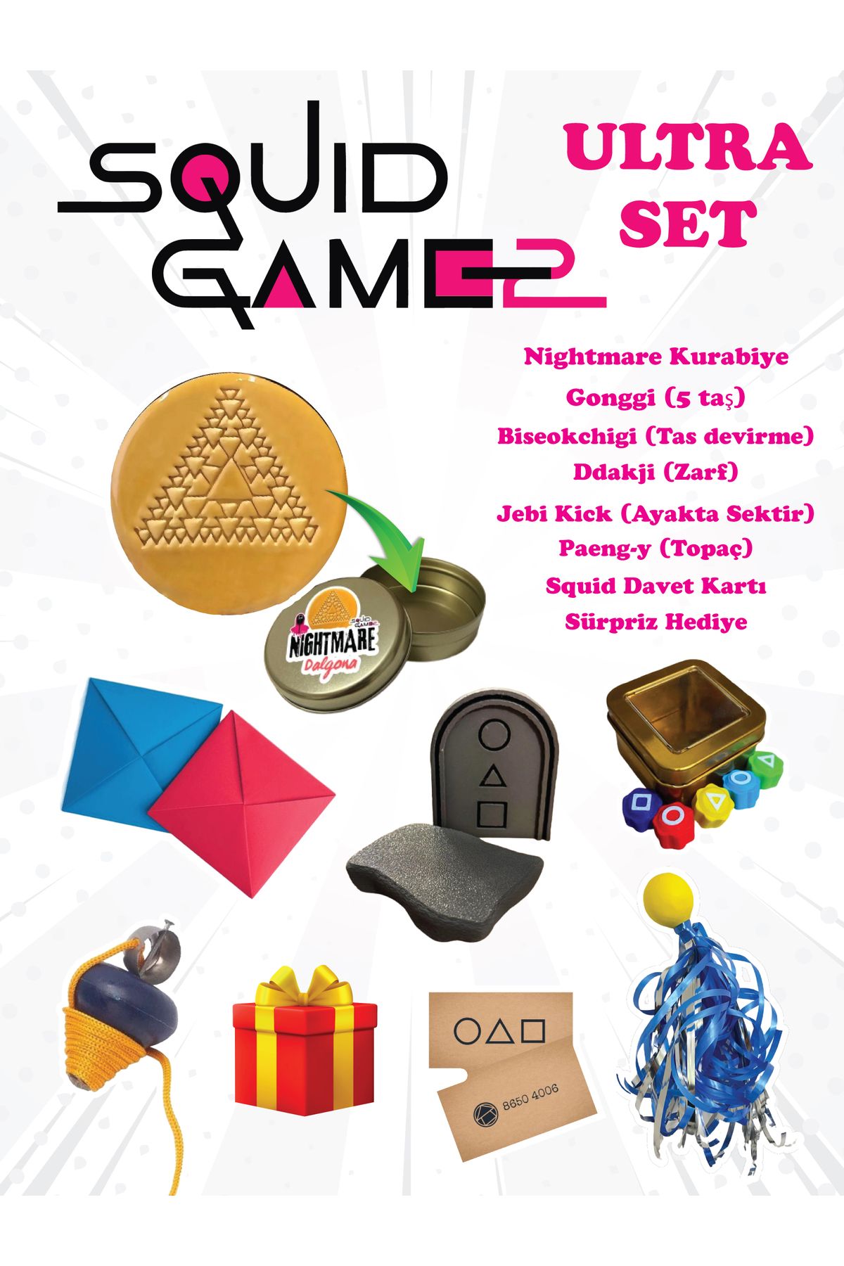 GiginGo Squid Game 2 ULTRA Oyun Seti - Squid Game 2 Tüm Oyunlar - Squid Game 2 Oyunları