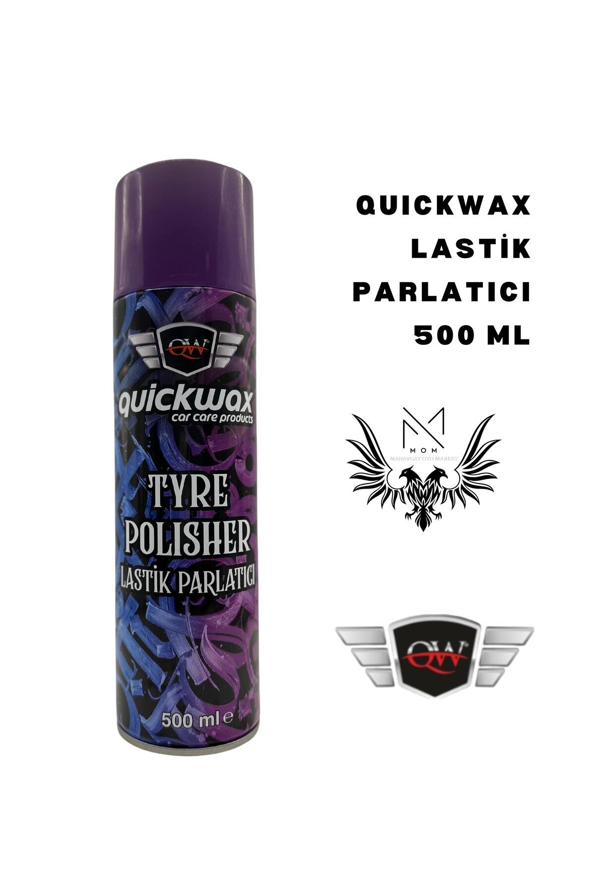 quickwax QUİCKWAX LASTİK PARLATICI 500 ML AEROSOL