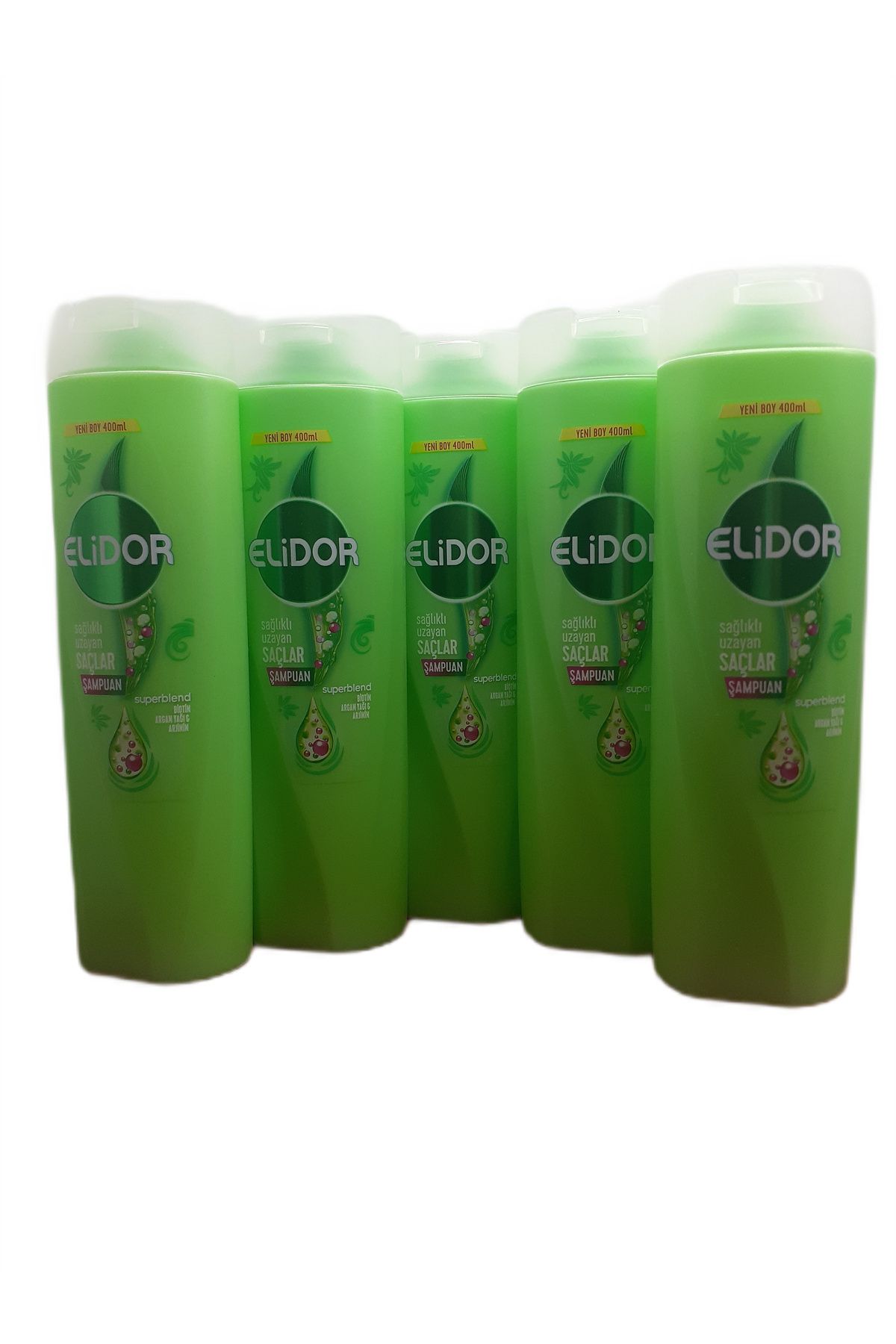 Elidor SAĞLIKLI UZAYAN SAÇLAR İÇİN ŞAMPUAN 400 ML X 5 ADET