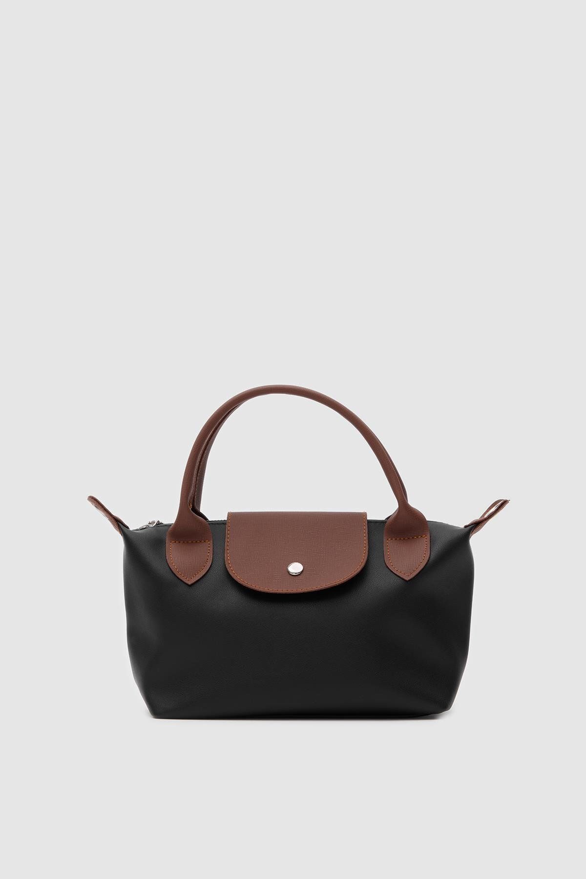 Shule Bags Tiger Small Siyah Omuz Çantası