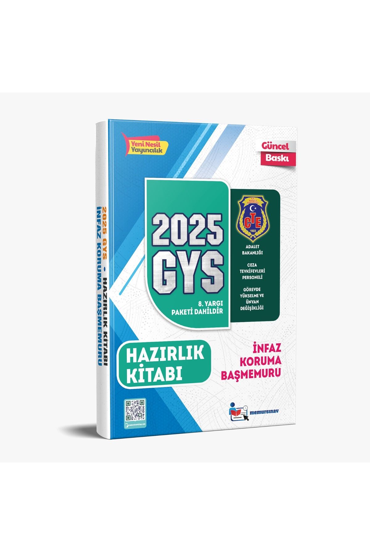 MemurSınav 2025 Cte Gys Infaz Koruma Baş Memuru Hazırlık Kitabı
