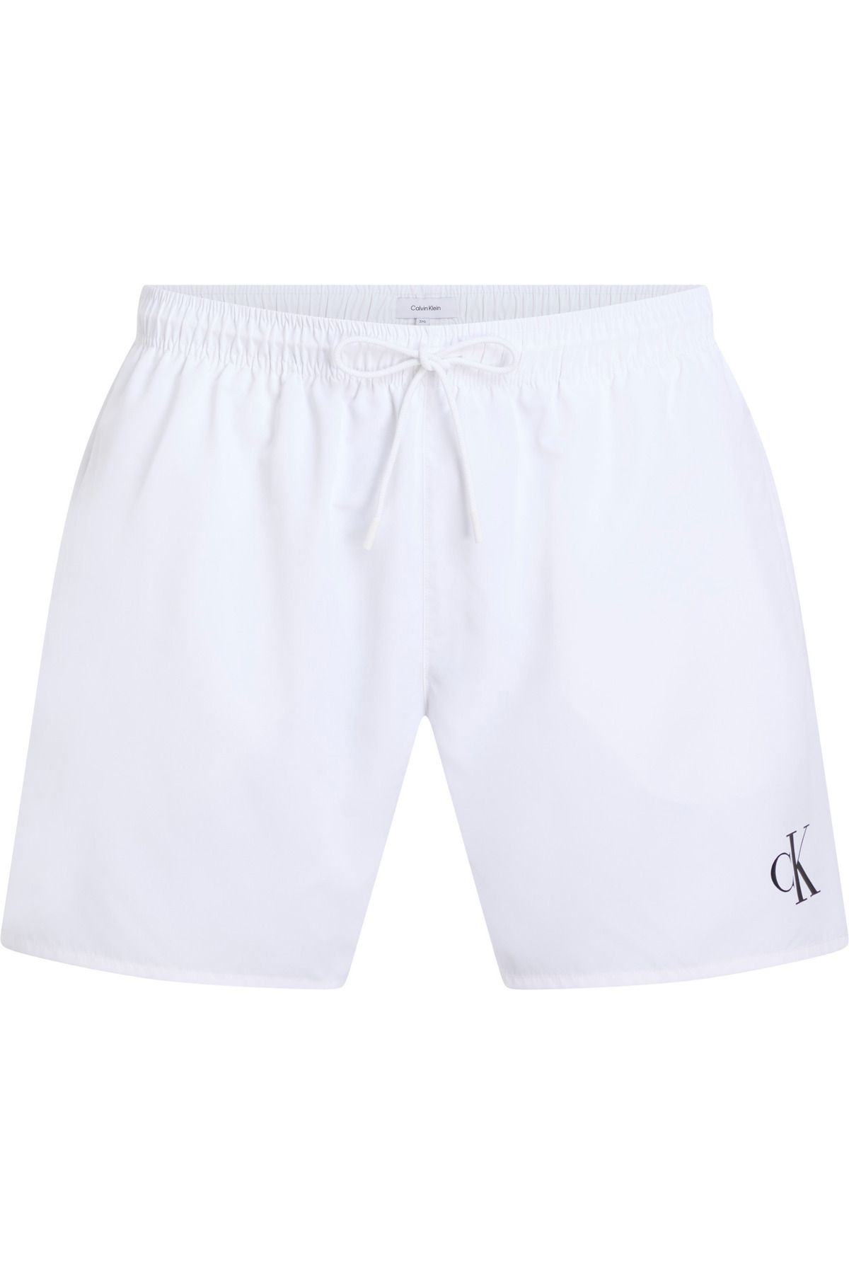 Calvin Klein Medium Drawstring Erkek Beyaz Şort