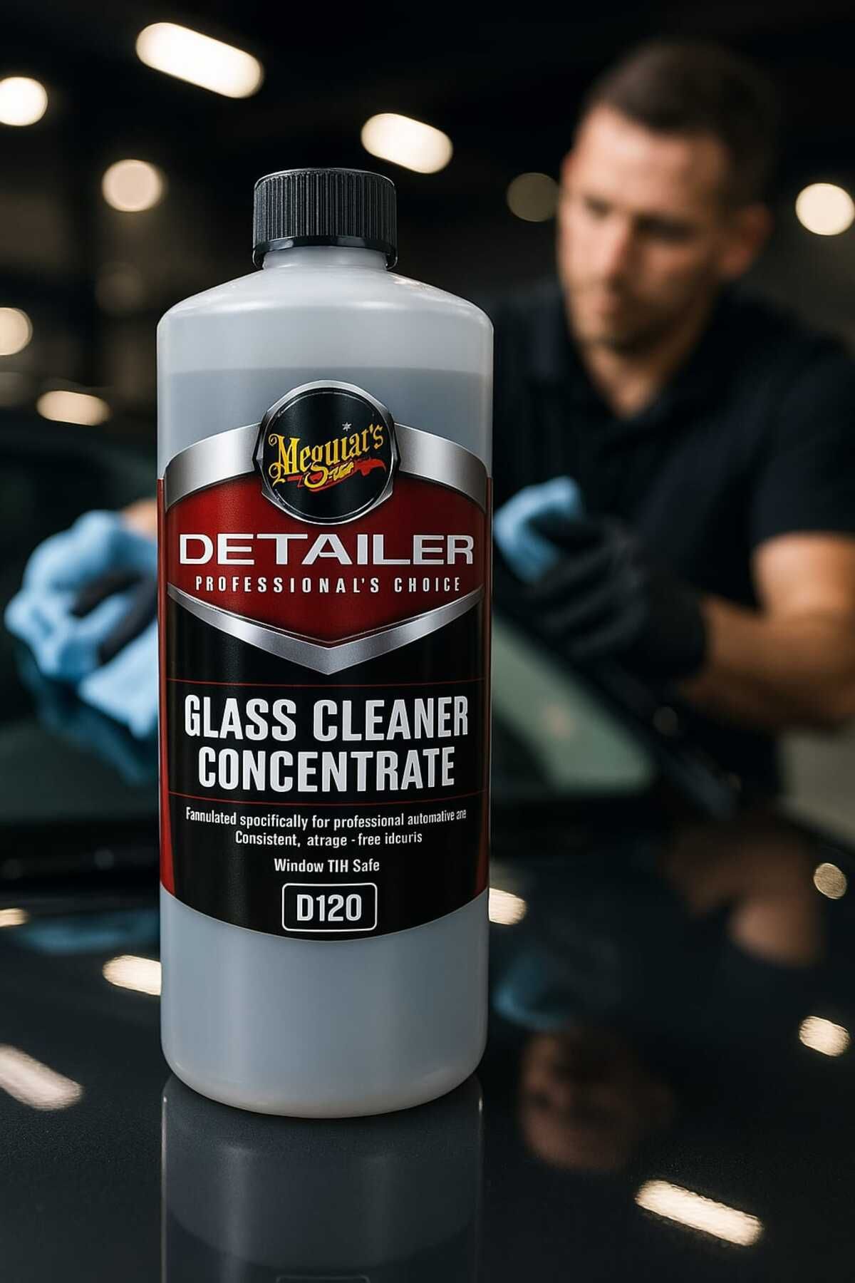 Meguiars D120 Glass Clenar Cam Temizleme Solüsyonu 750 ml