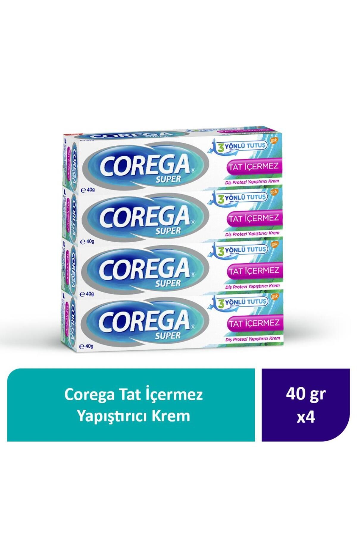 Corega Tat Içermez Yapıştırıcı Krem 40g X 12 Adet