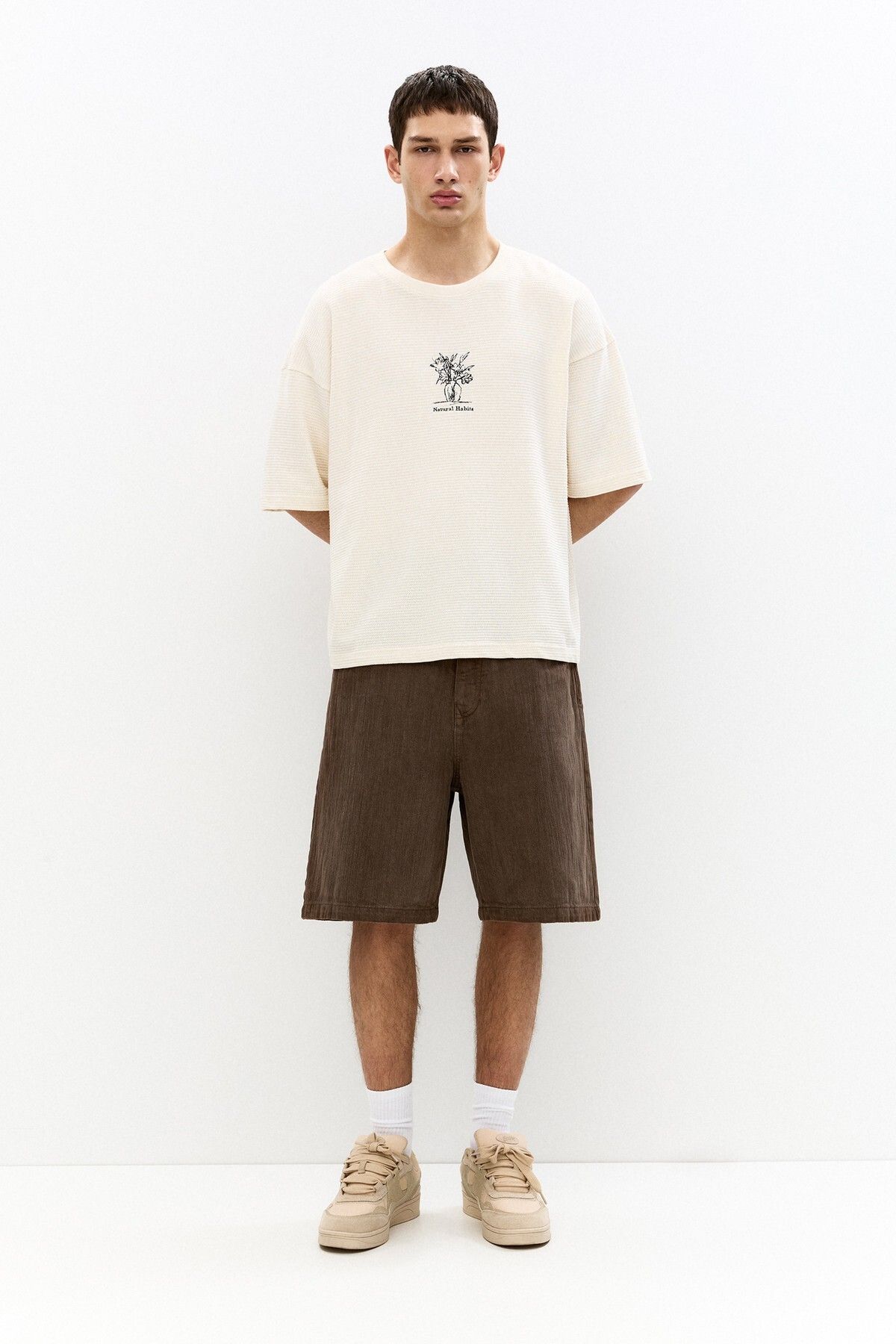 Pull & Bear Bol bermuda şort