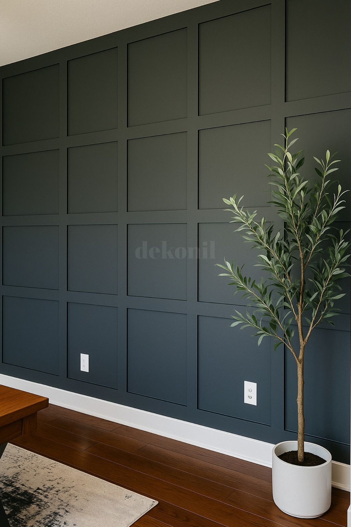 Dekonil İskandinav Boyanabilir Mdf Duvar Çıtası Mdf 8*100 Cm (2 ADET)