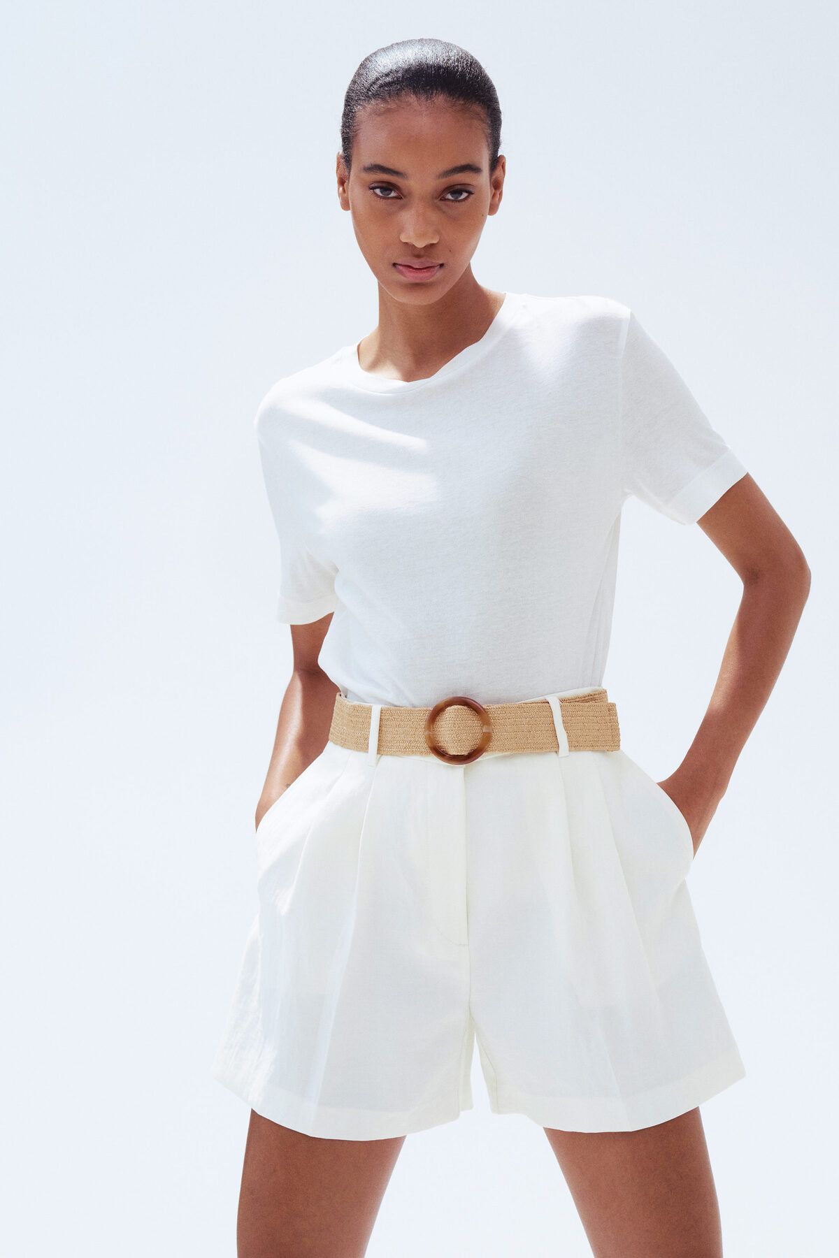 H&M Kemerli Şort
