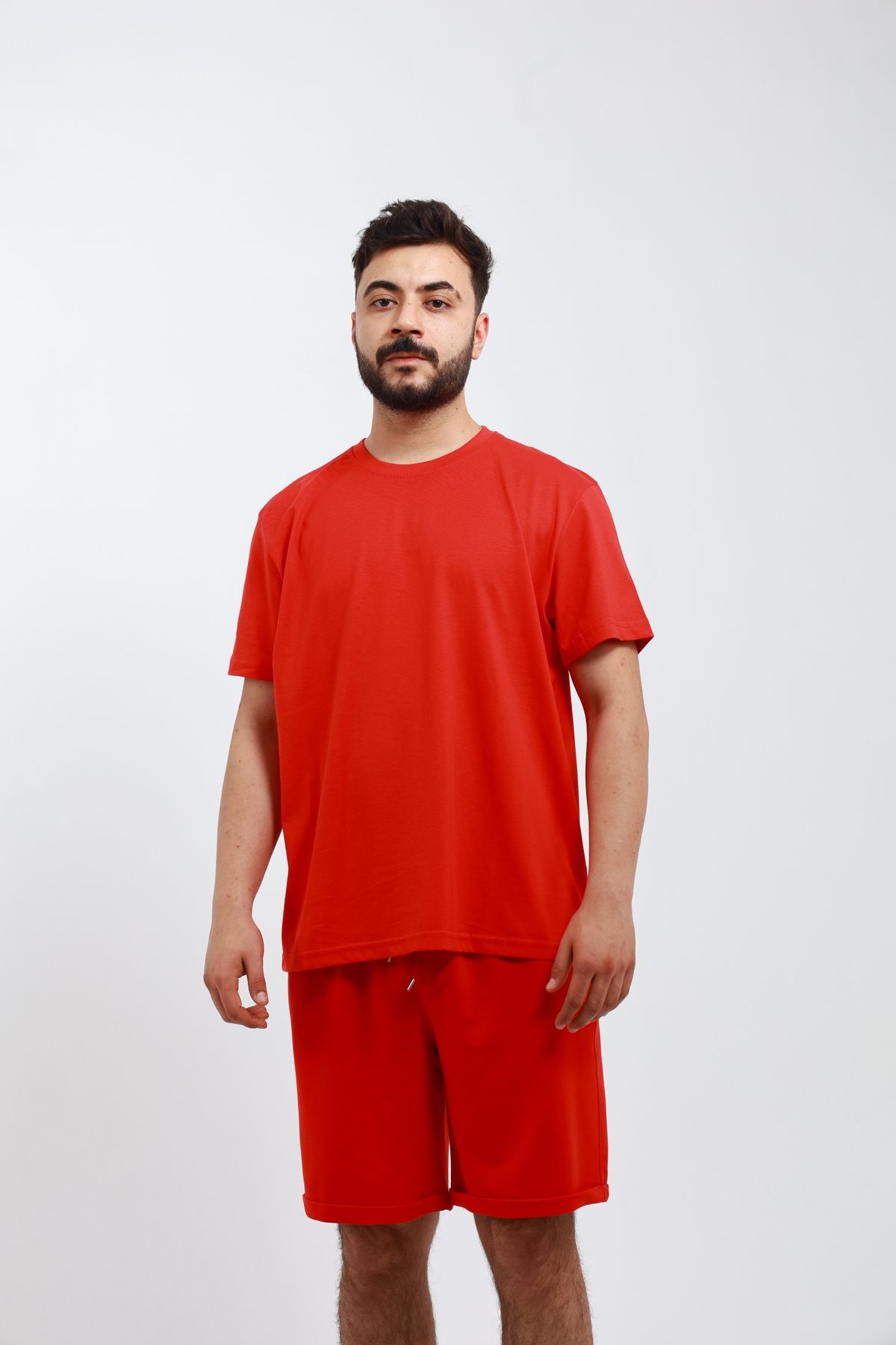 OXVİN Erkek 2'Lİ REGULAR T-Shirt & Bermuda Şort Takımı ( KALIP)