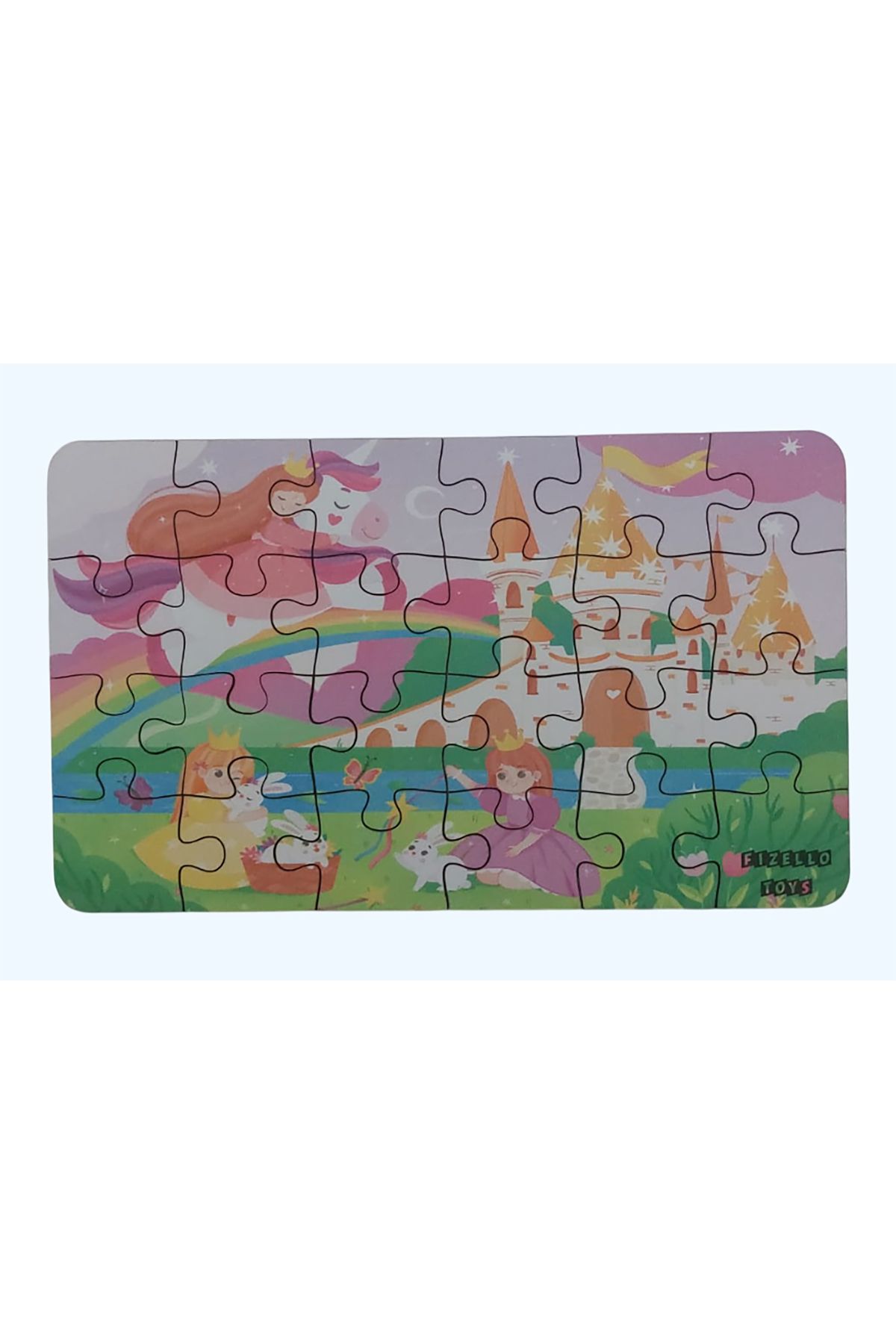 Fizello Unicorn - Tek Boynuzlu At / Small Puzzle 3-7 Yaş 24 Parça