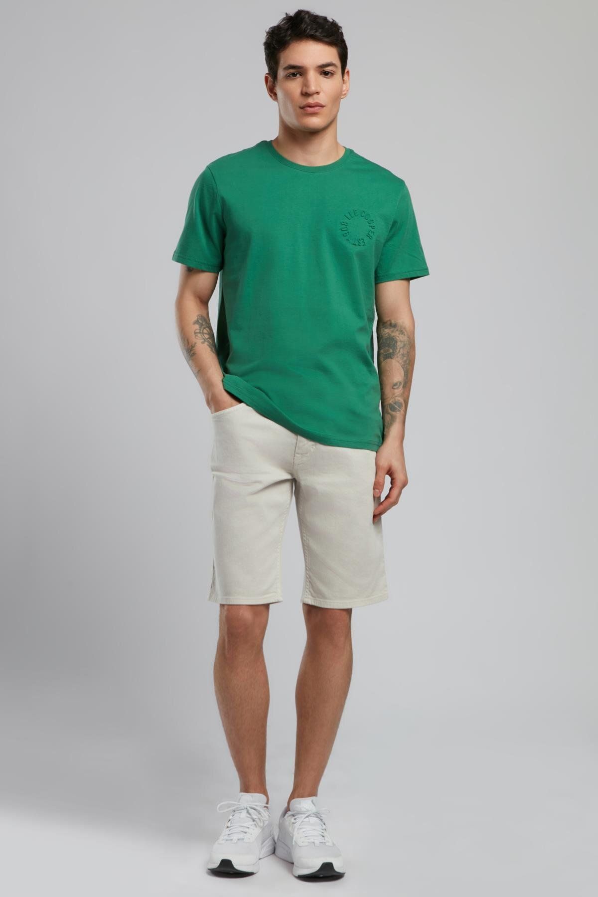 Lee Cooper Lonceso Erkek Dokuma Şort Taş