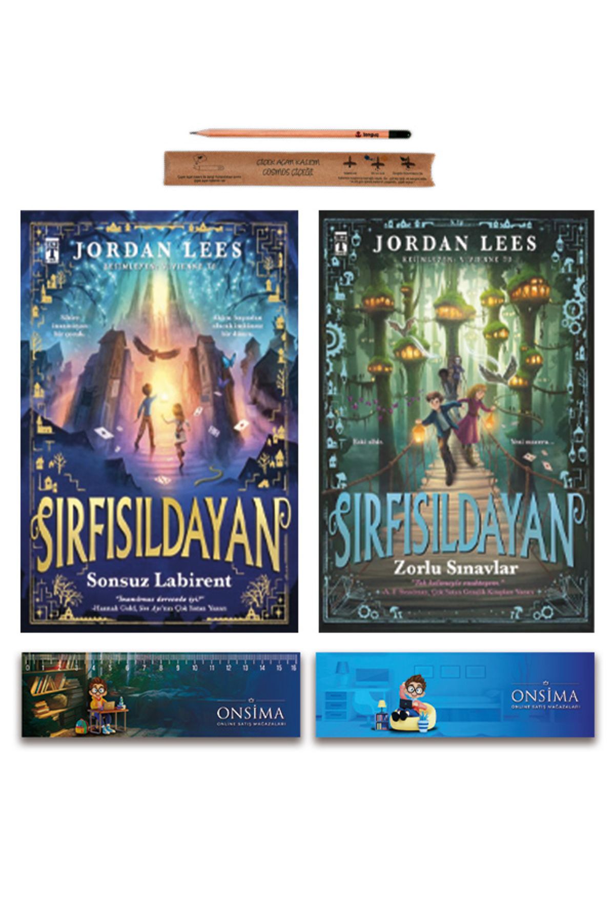 Genç Timaş Sırfısıldayan - Zorlu Sınavlar - Sonsuz Labirent 2 Kitap Set - Jordan Lees