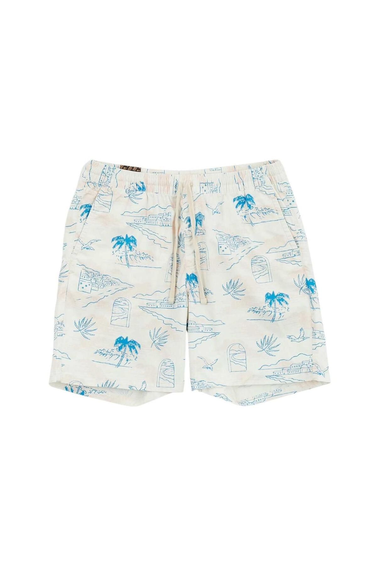 Vans Mn Range Relaxed Elastic Erkek Beyaz Şort