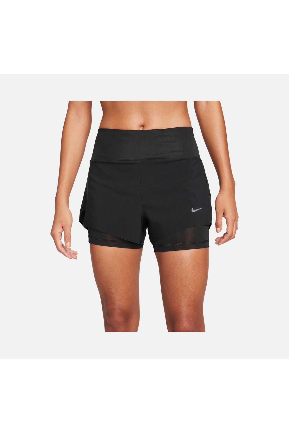 Nike Swift Dri-Fit 3In 2N1 Short Taytlı Kadın Koşu Şortu