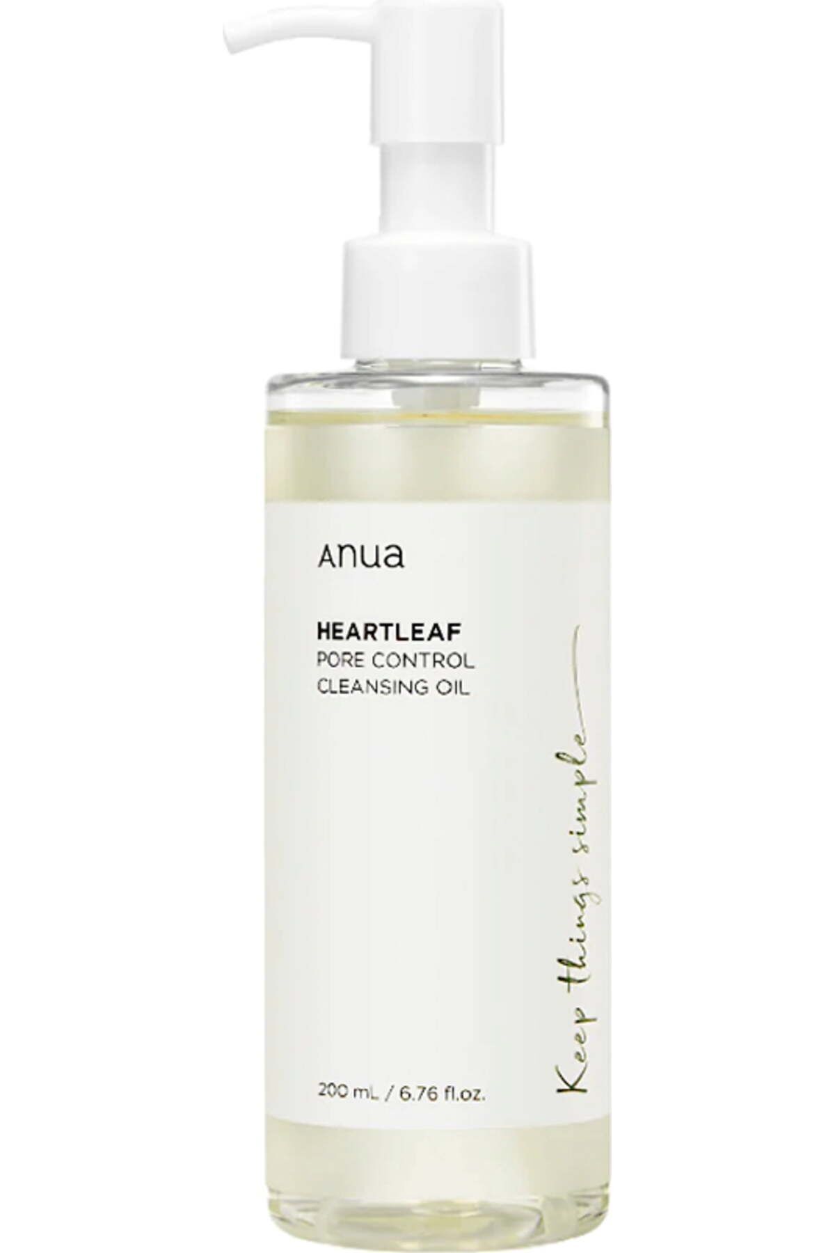 ANUA Heartleaf Pore Control Cleansing Oil (SİYAH BEYAZ NOKTA KARŞITI GÖZENEK TEMİZLEYİCİ YAĞ) (YSKINZ)