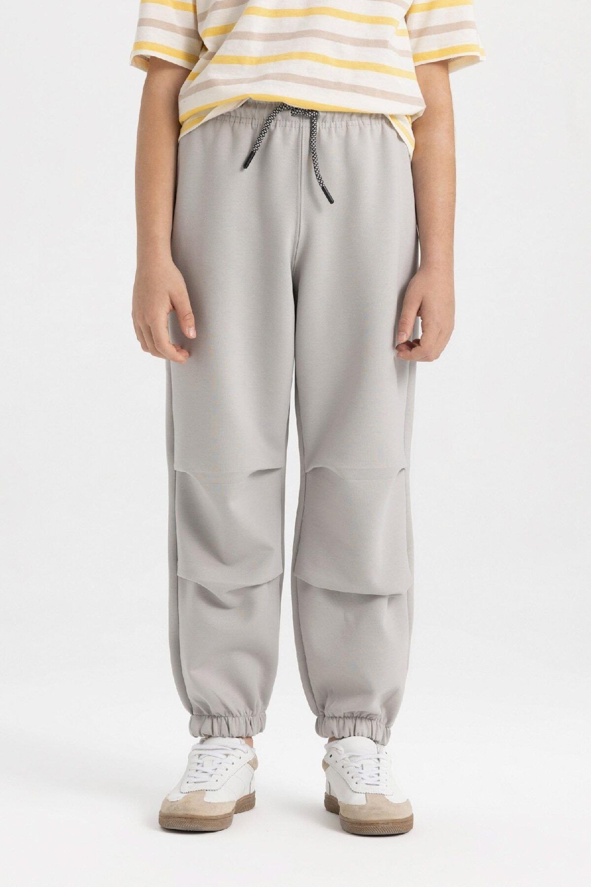 Defacto Erkek Çocuk Beli Paçası Lastikli Cepli Basic Düz Jogger Eşofman Altı C2093a824sp