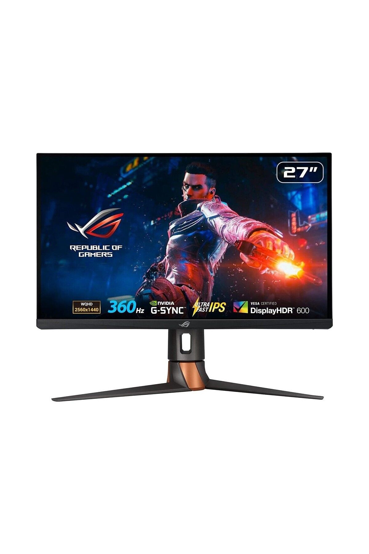 ASUS Rog Swift Pg27aqn 27" 1 Ms 2k Pivot Ips 360 Hz Oyuncu Monitörü