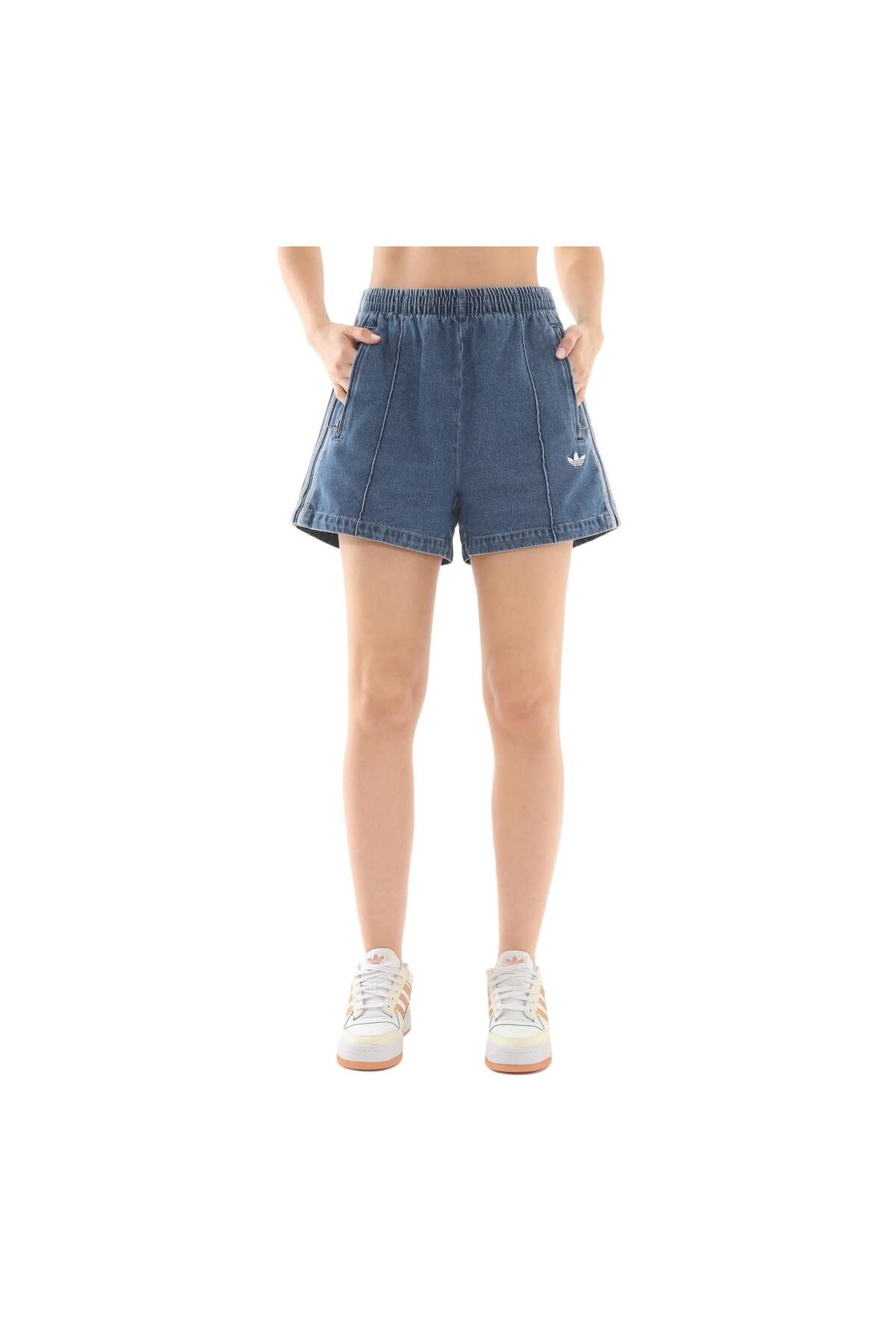 adidas Jd2562-k Fırebırd Short Kadın Şort Ve Kapri Lacivert