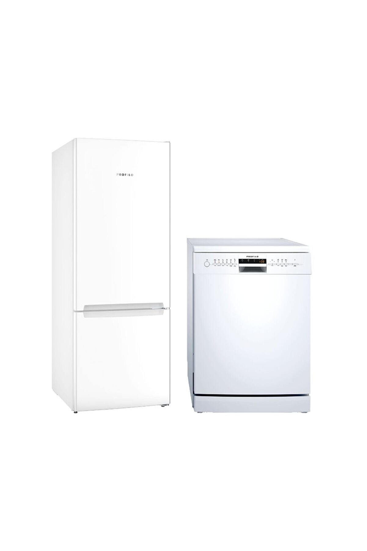 2 li Buzdolabı 132 Bulaşık Makinesi Seti (Bd3055WEVN - BM6320MA)