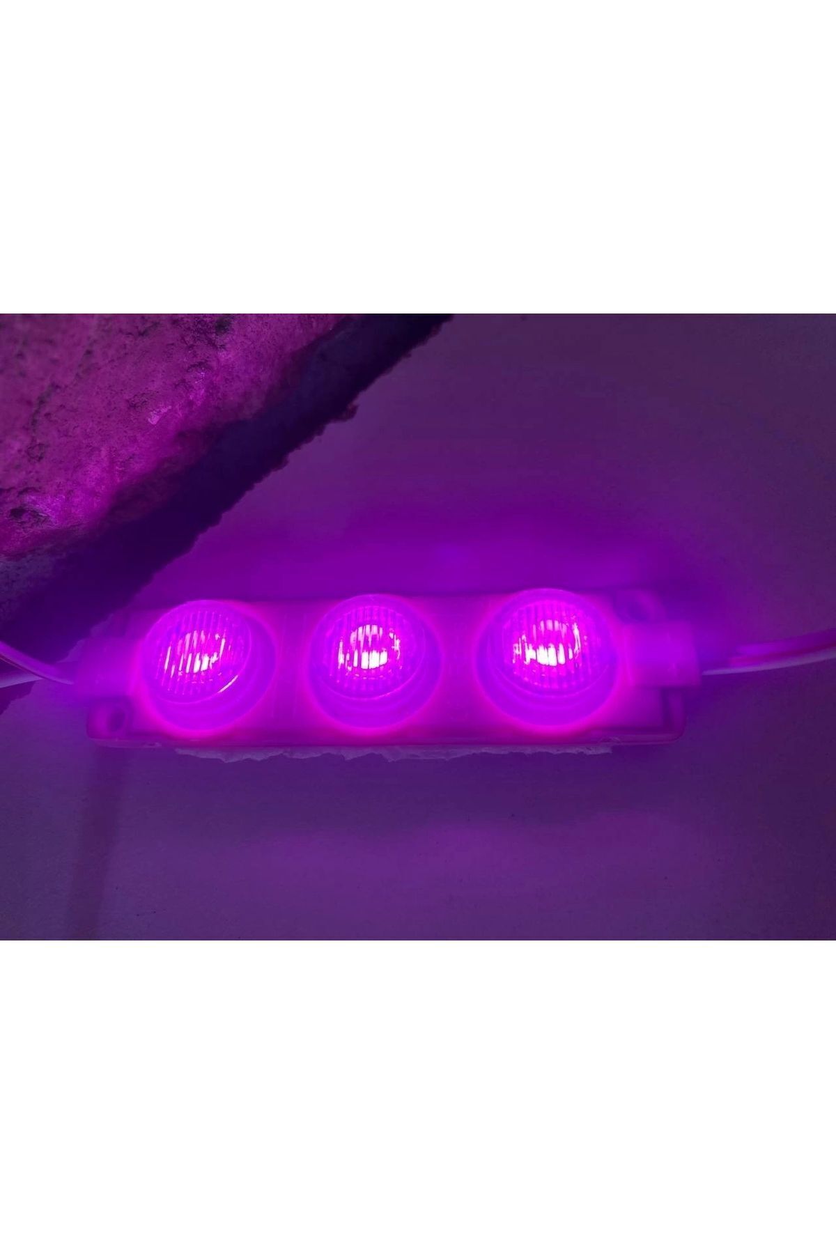 EKT 3 Ledli Modül Led Pembe 1 Adet