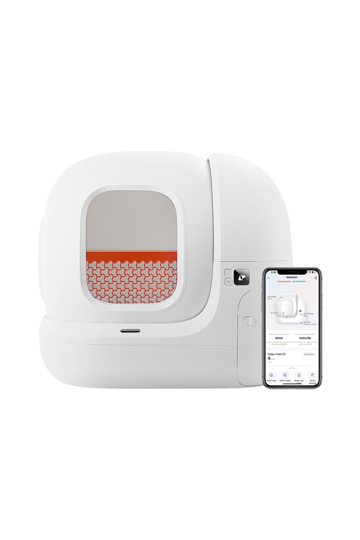 Petkit Pura Max Akıllı Kedi Tuvaleti Beyaz (resmi Distribütör Garantili)