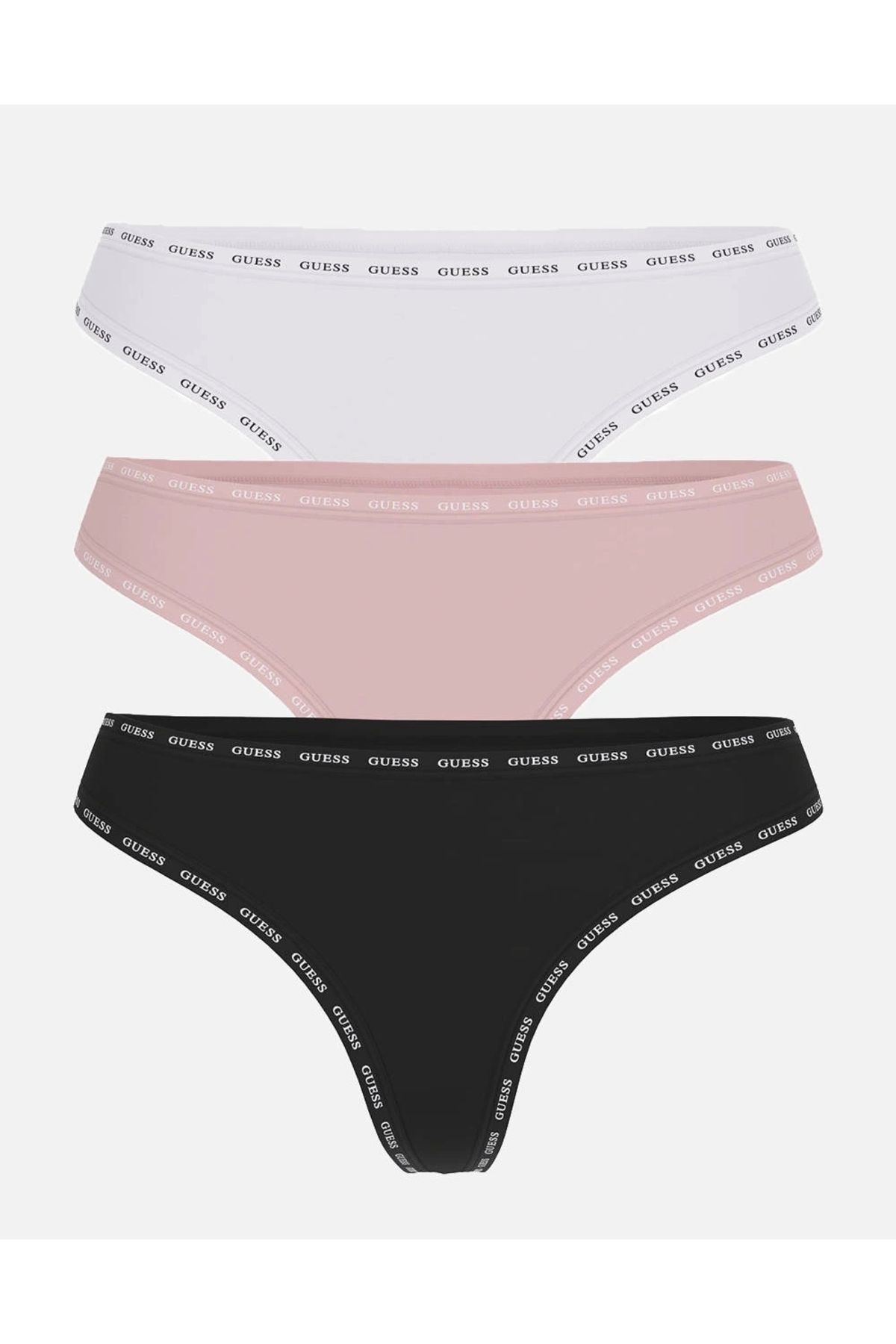 Guess Kadın 3'lü Basic Tanga Seti