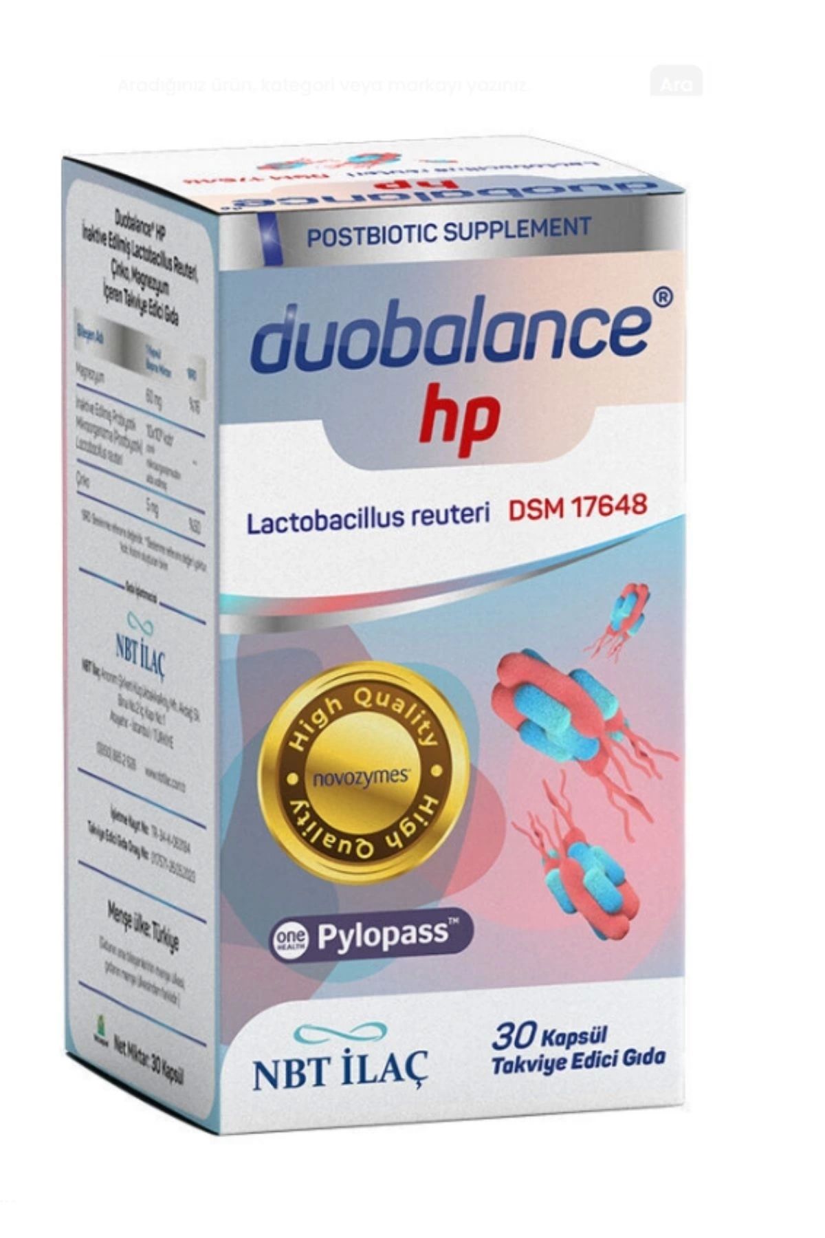 Duobalance Nbt Life Hptakviye Edici Gıda 30 Kapsül
