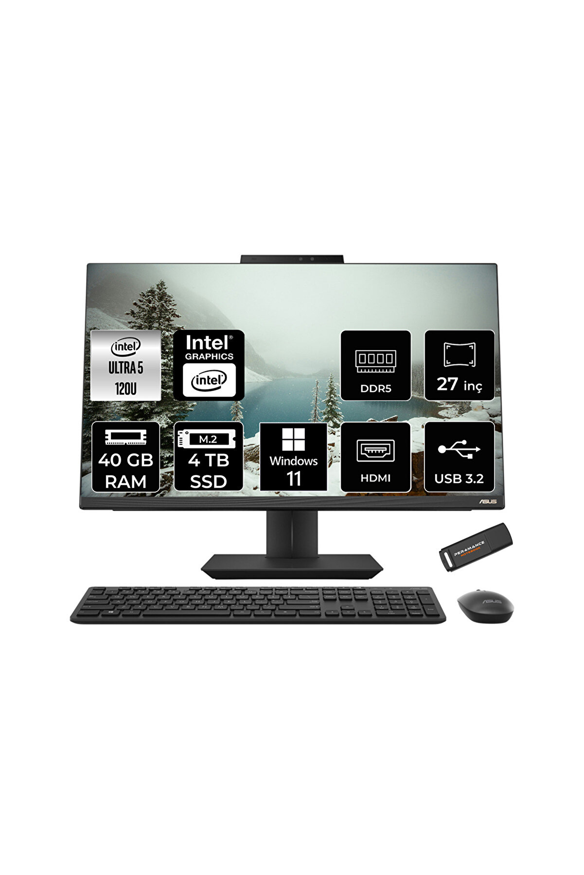 A5702WVARK Ultra 5 120U 40GB DDR5 4TB SSD Intel Graphics 27