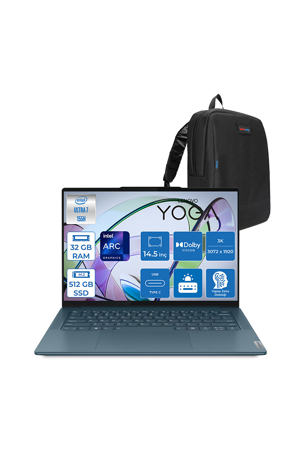 Yoga Pro 7 14IMH9 Ultra 7 155H 32GB 512GBSSD 14.5