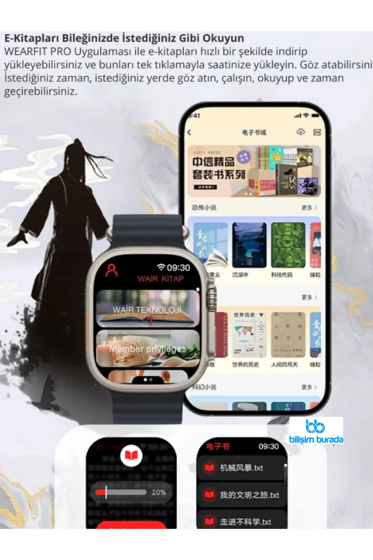 İMEXTECH Hk10 Ultra 3 Wifi Modeli 2.02 Inç Uyumlu Amoled Ekran Akıllı Saat App Store Kordon