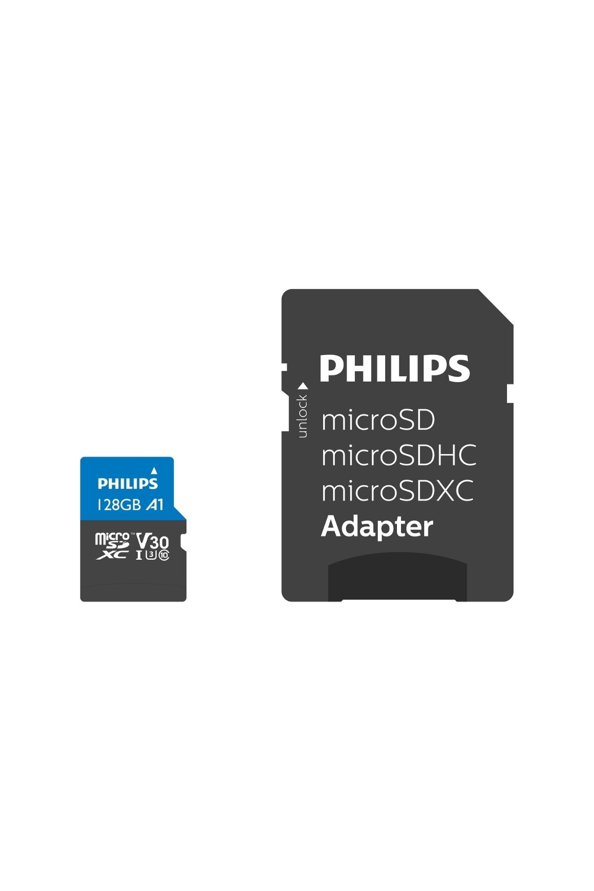 Philips Ultra Pro 128 Gb Uhs-ı U3 Class 10 V30 Sd Adaptörlü Microsdxc Kart